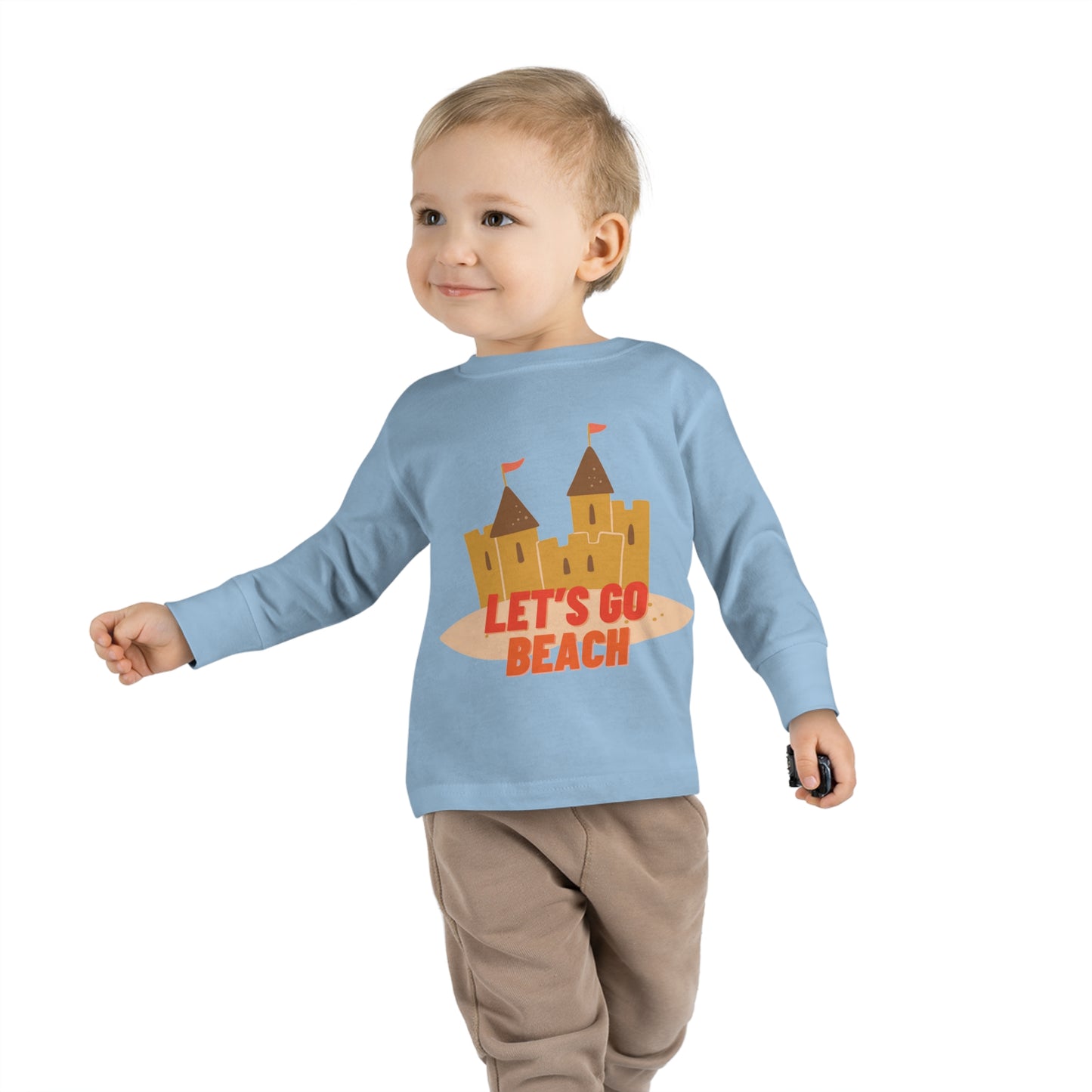 Lt's Go Beach - Toddler Long Sleeve Tee
