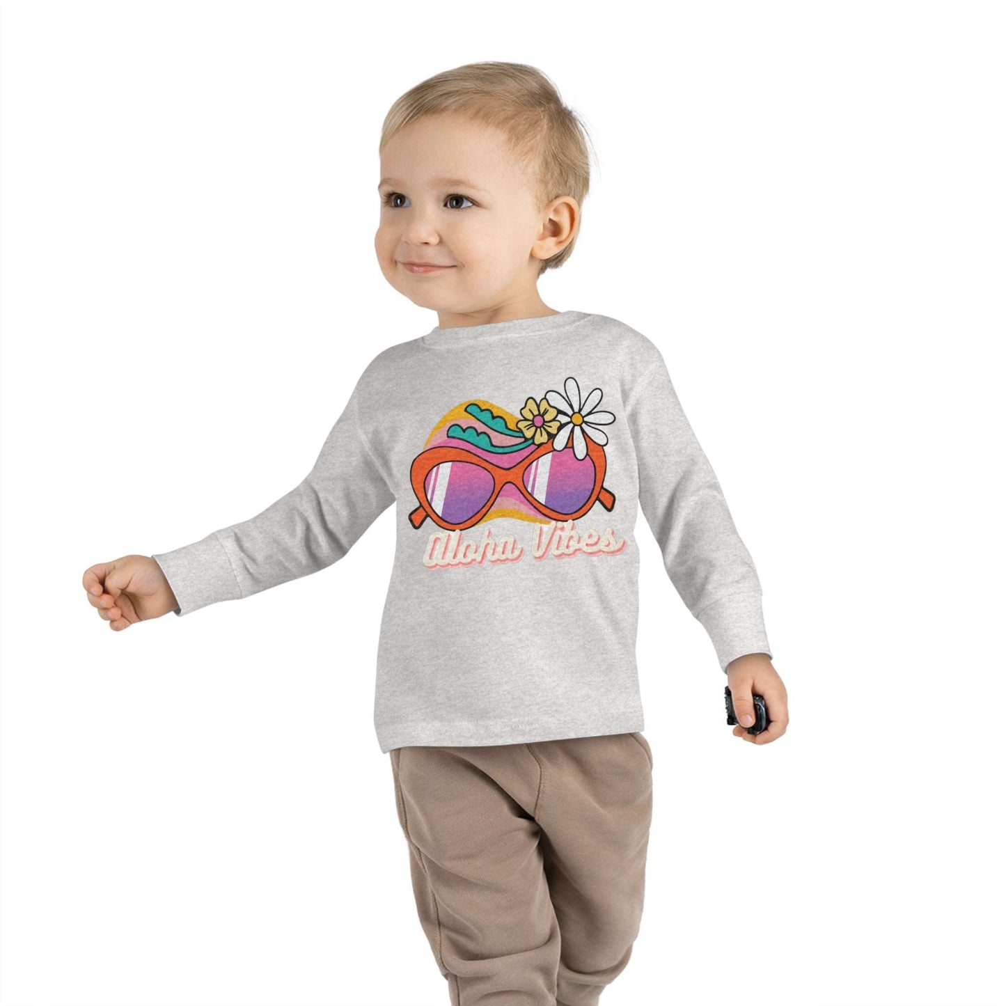 Aloha Vibes - Toddler Long Sleeve Tee