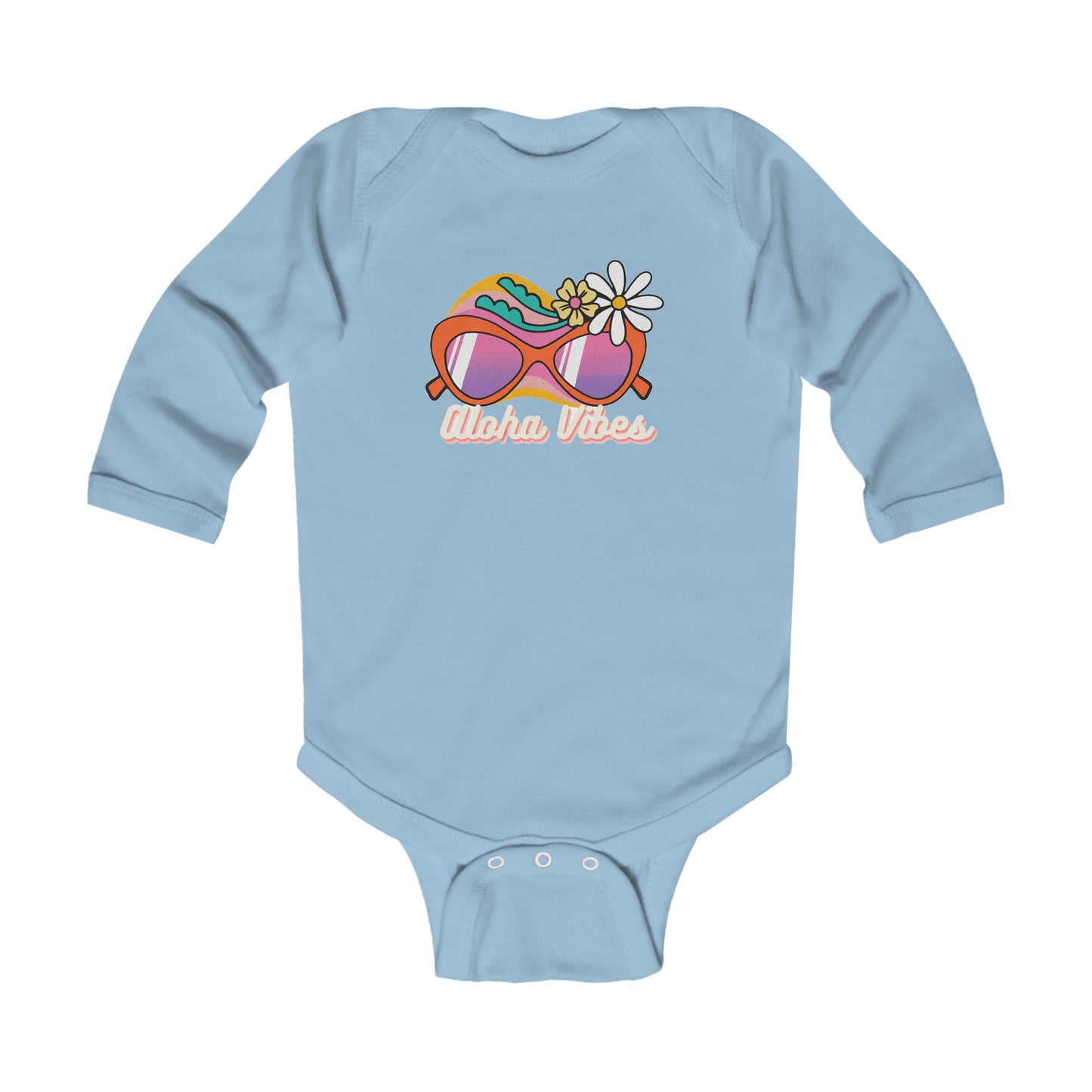 Aloha Vibes - Long Sleeve Bodysuit