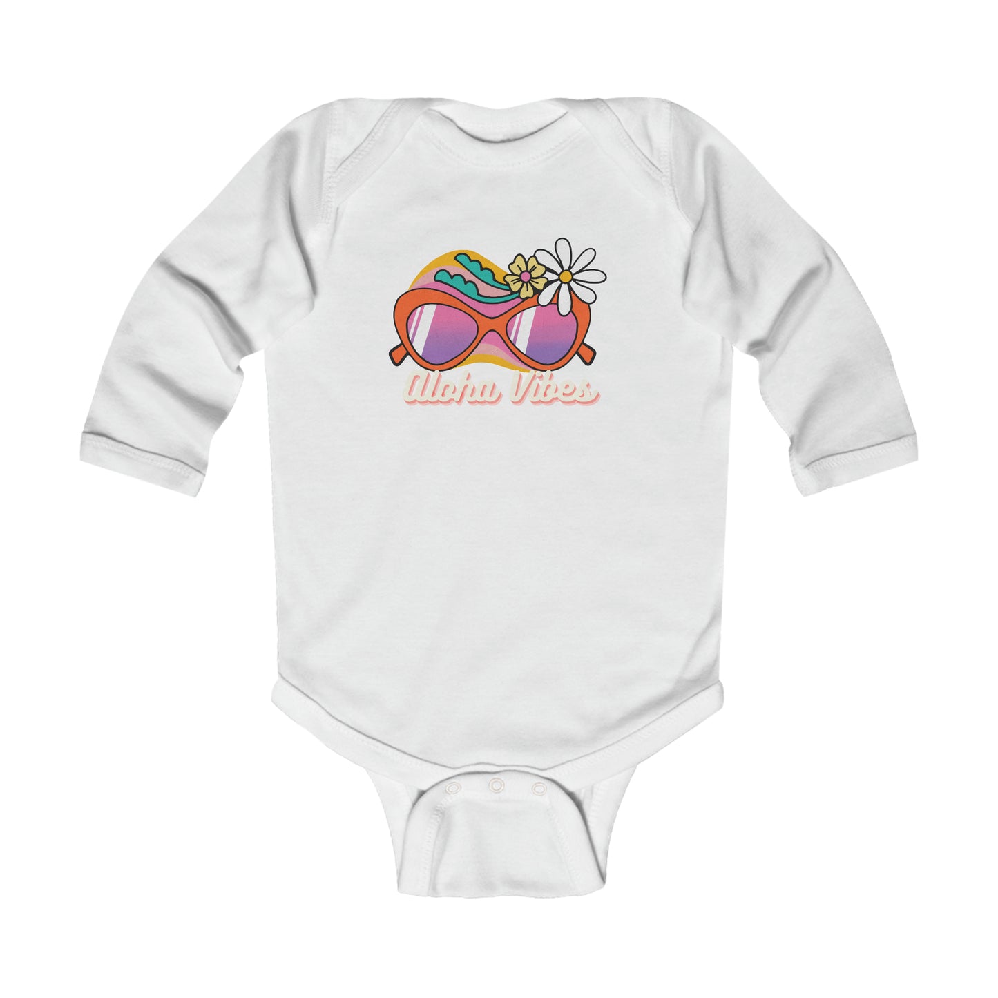 Aloha Vibes - Long Sleeve Bodysuit