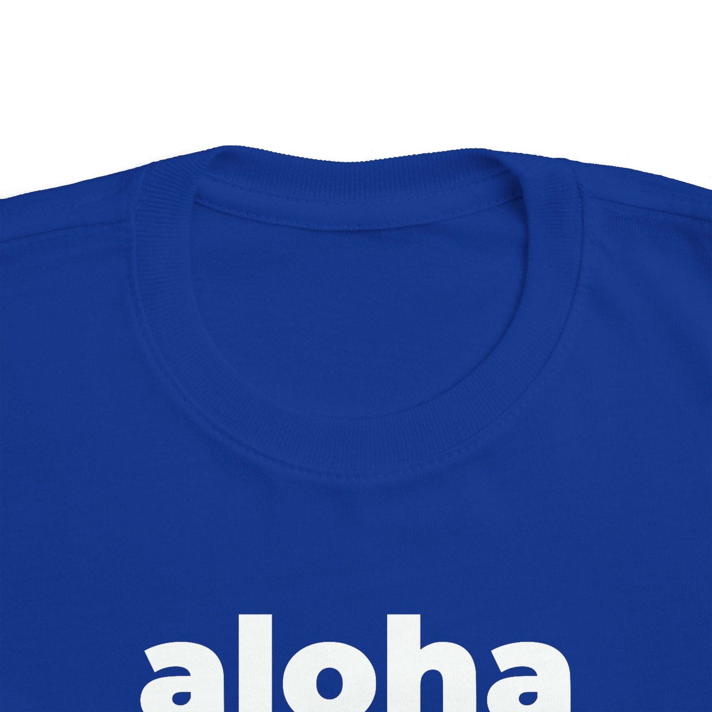 Aloha (Minimalist White Text) - Toddler Tee