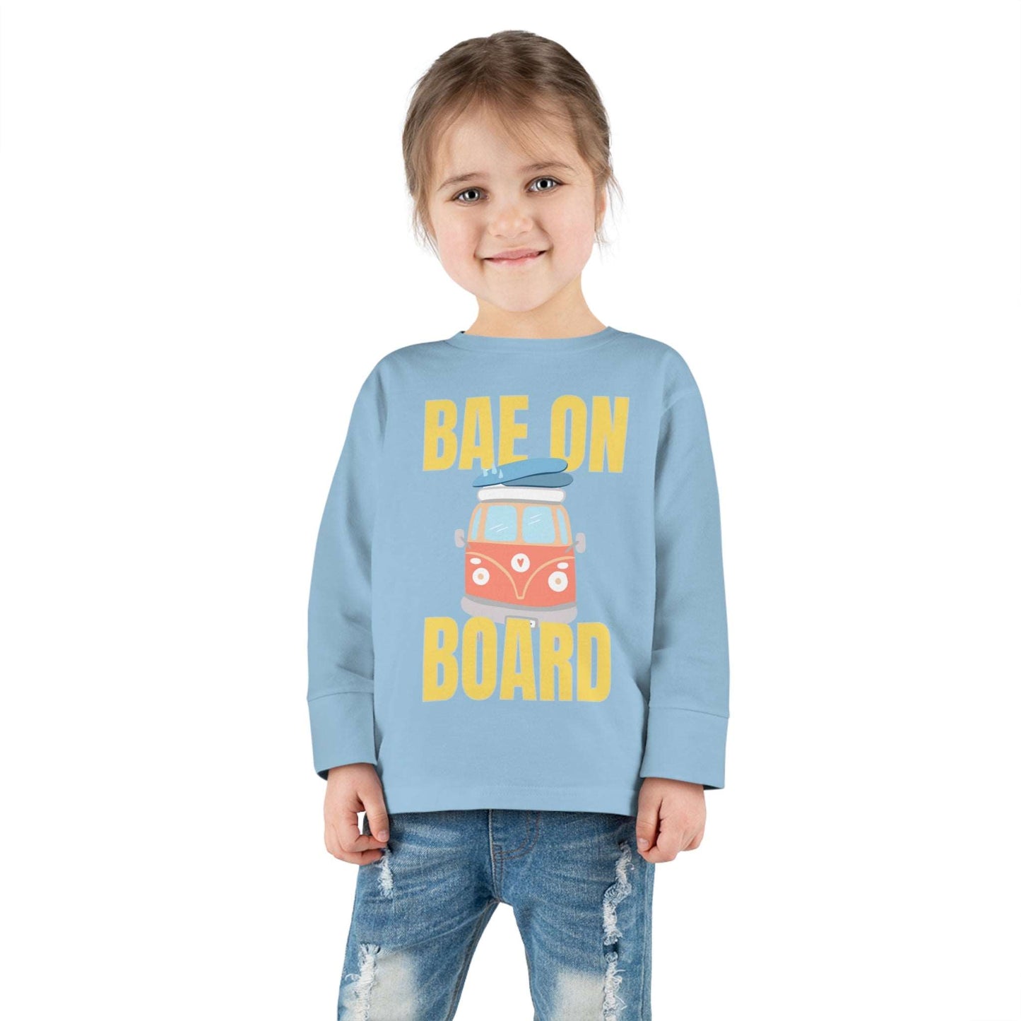 Bae On Board - Toddler Long Sleeve Tee