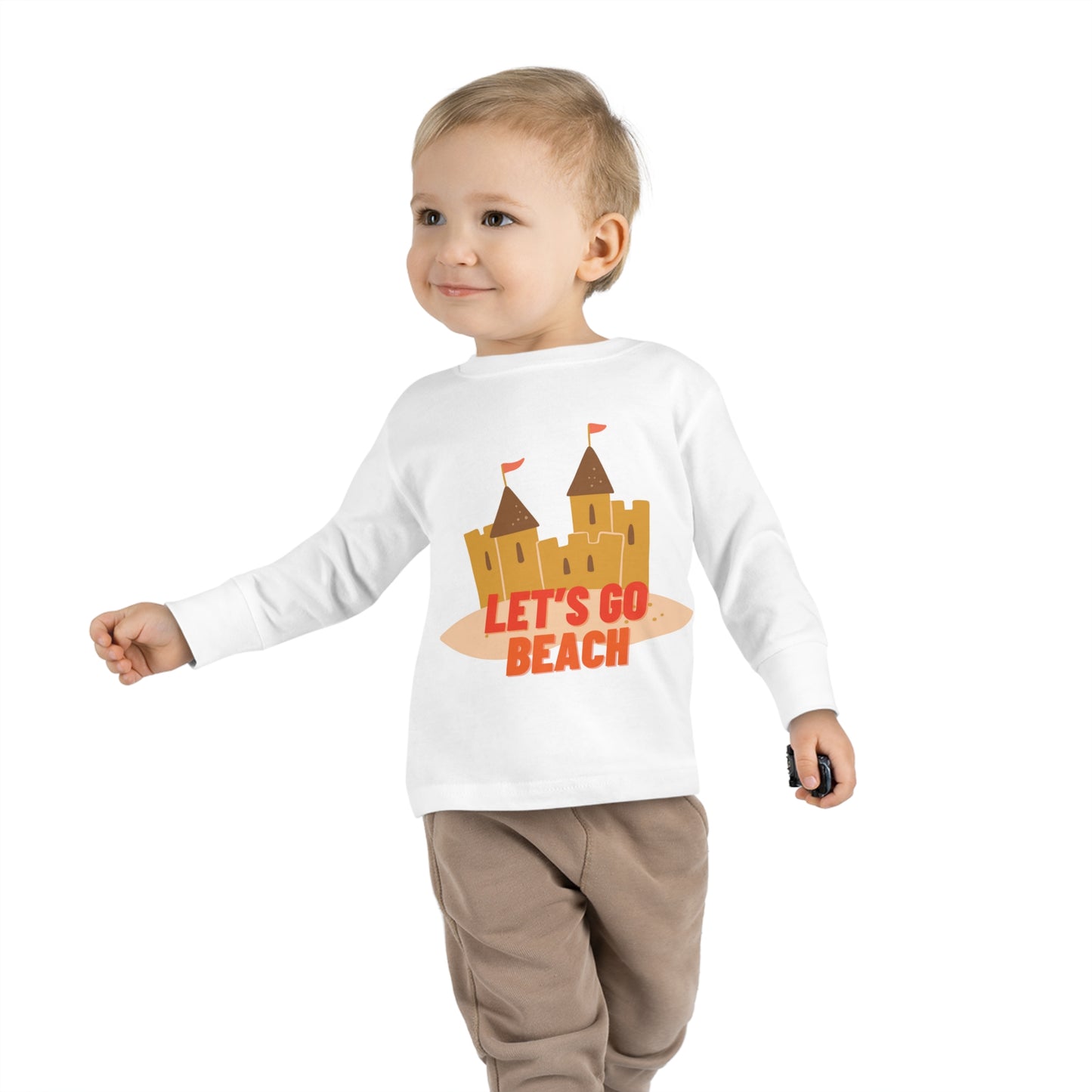 Lt's Go Beach - Toddler Long Sleeve Tee