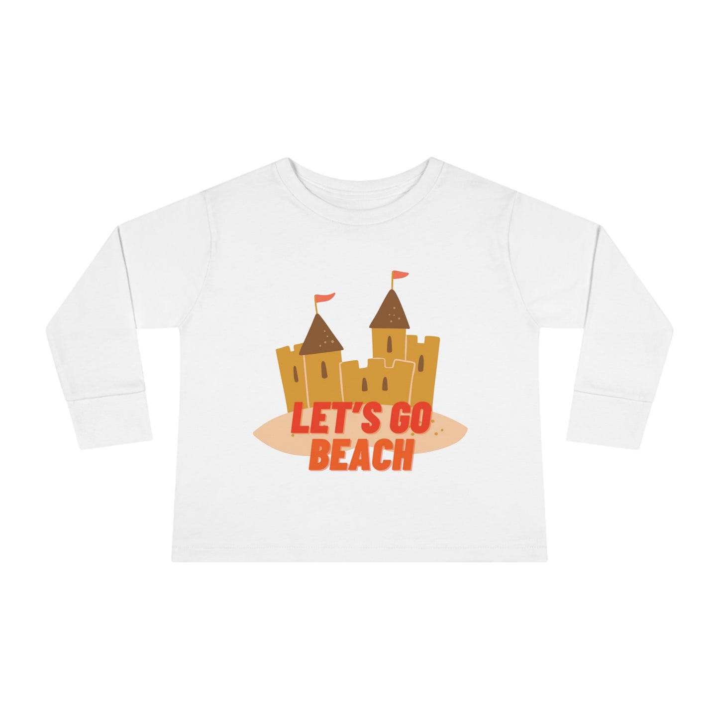 Lt's Go Beach - Toddler Long Sleeve Tee