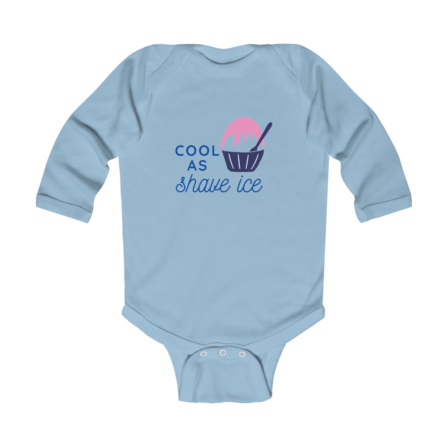 Cool As Shave Ice - Long Sleeve Bodysuit