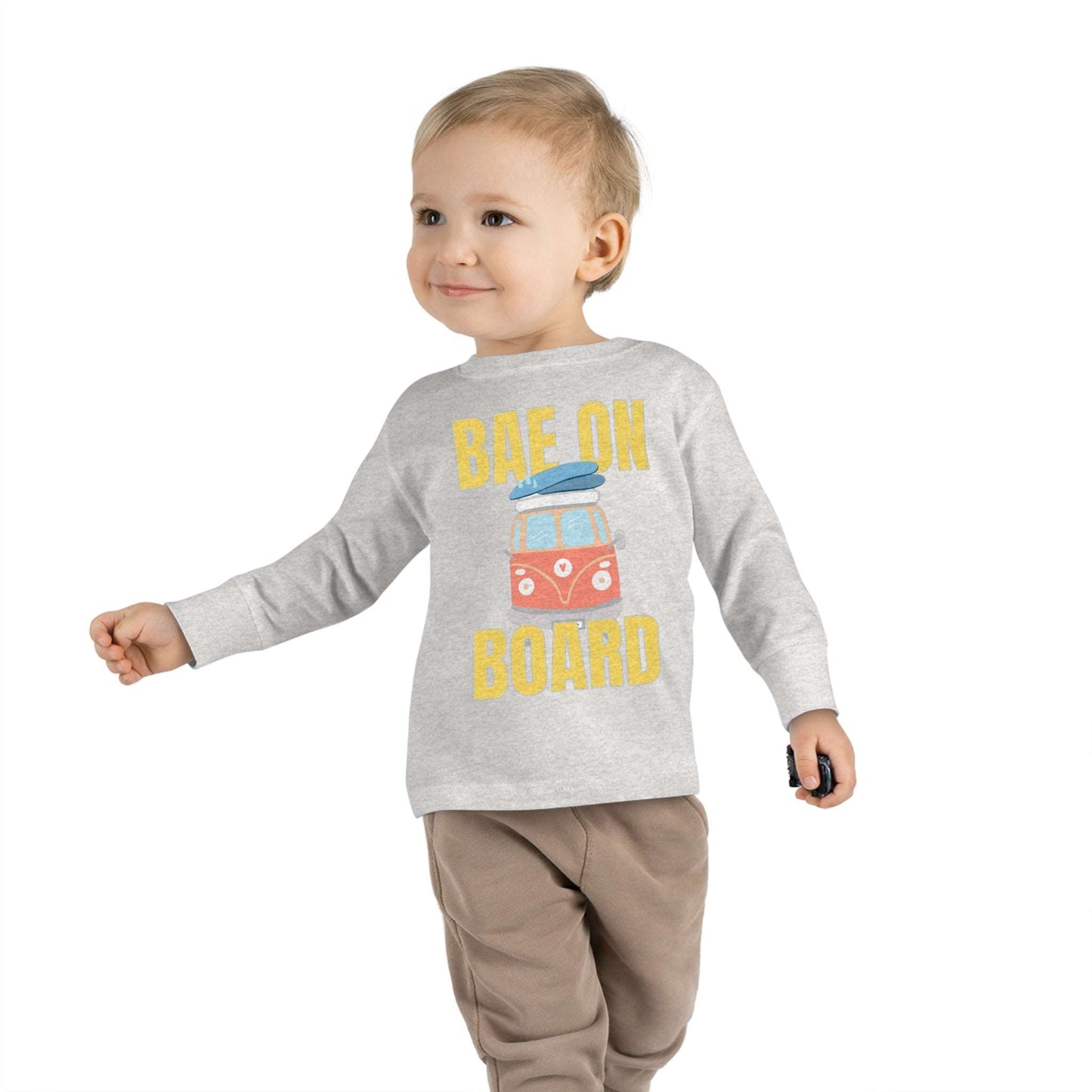Bae On Board - Toddler Long Sleeve Tee