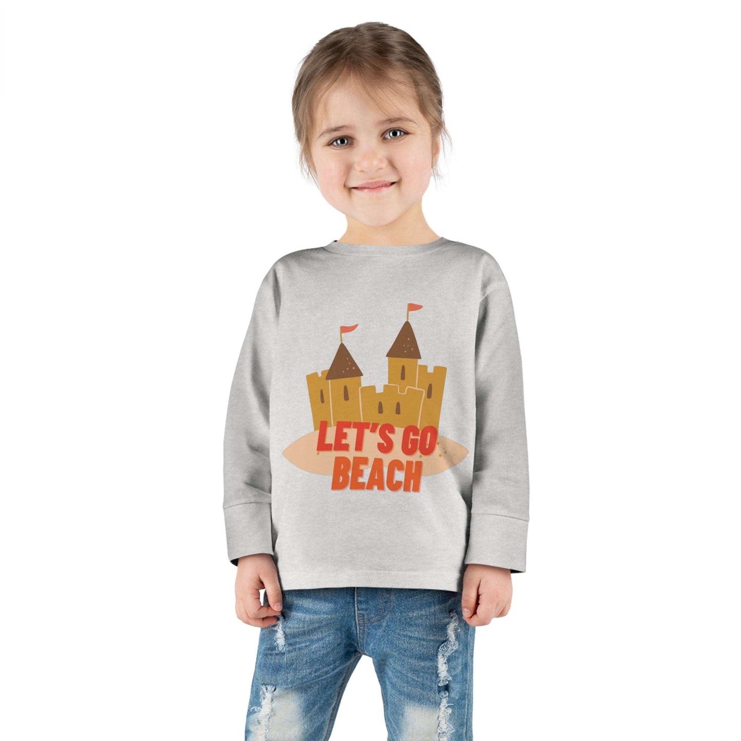 Lt's Go Beach - Toddler Long Sleeve Tee