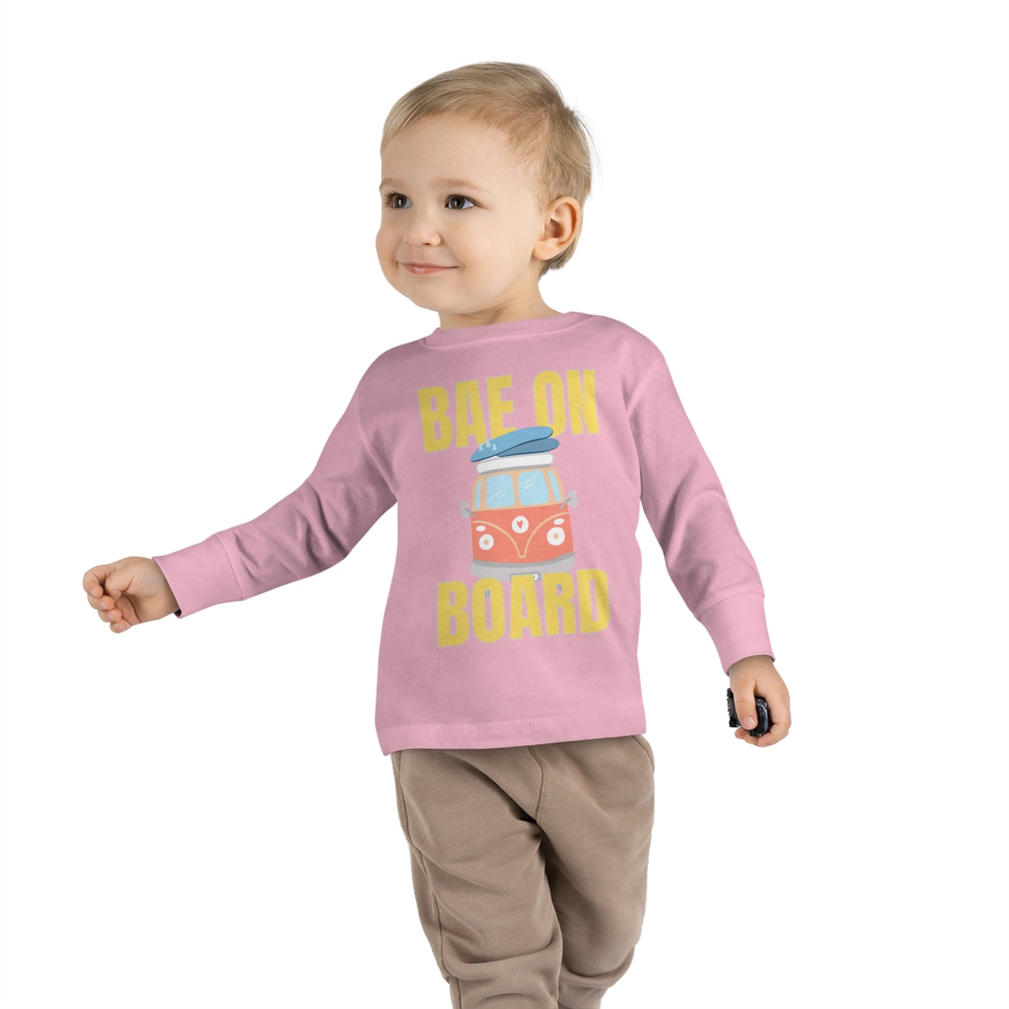 Bae On Board - Toddler Long Sleeve Tee