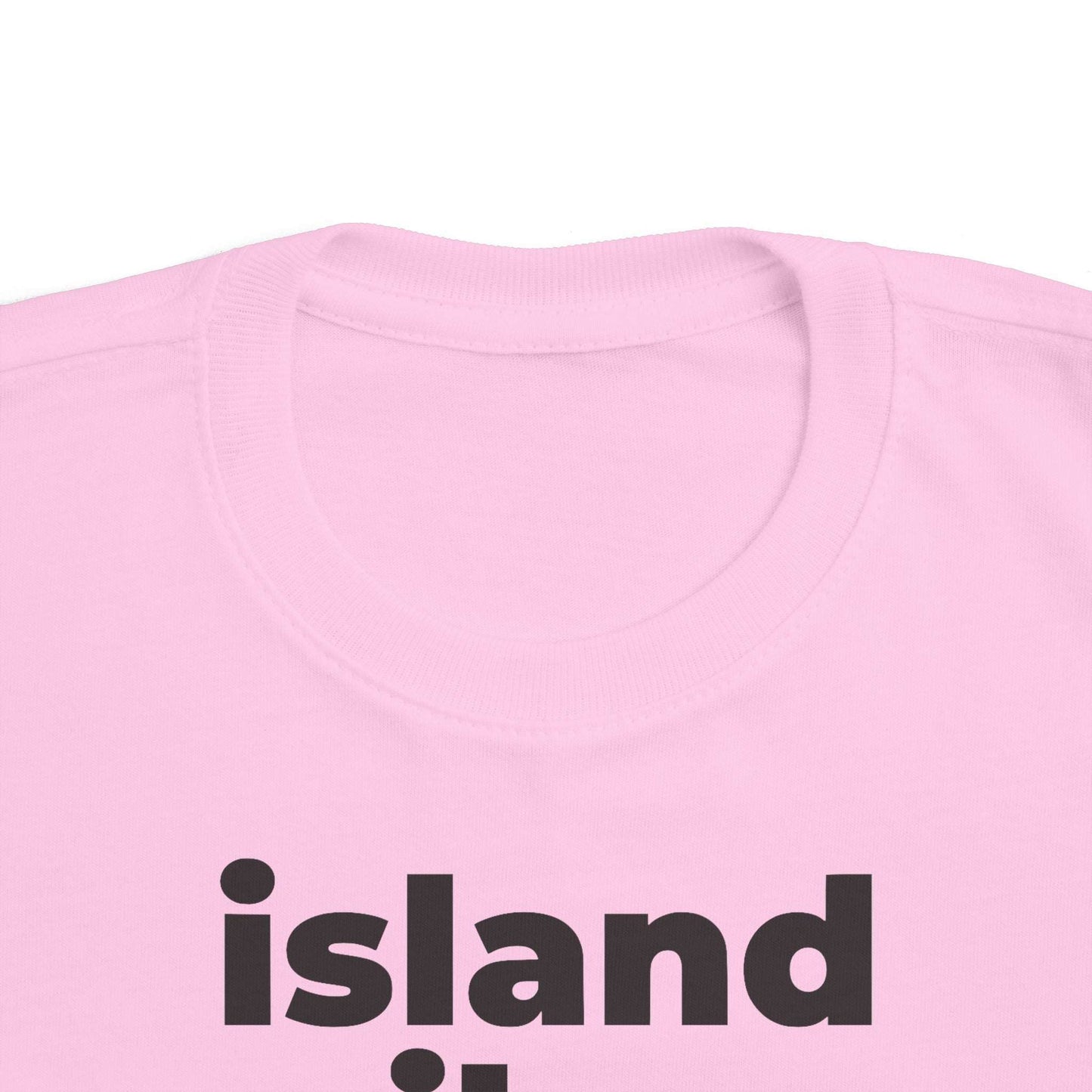 Island Vibes (Minimalist Black text) - Toddler Tee