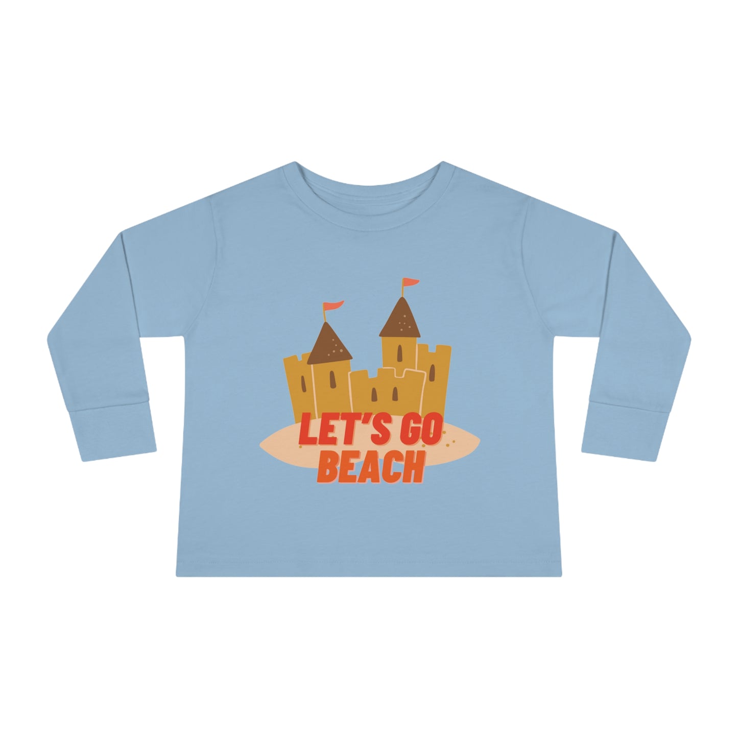 Lt's Go Beach - Toddler Long Sleeve Tee