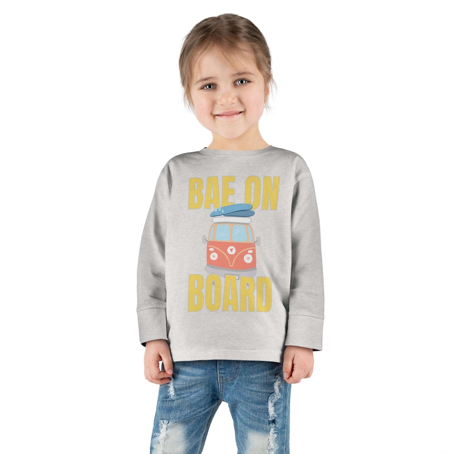 Bae On Board - Toddler Long Sleeve Tee