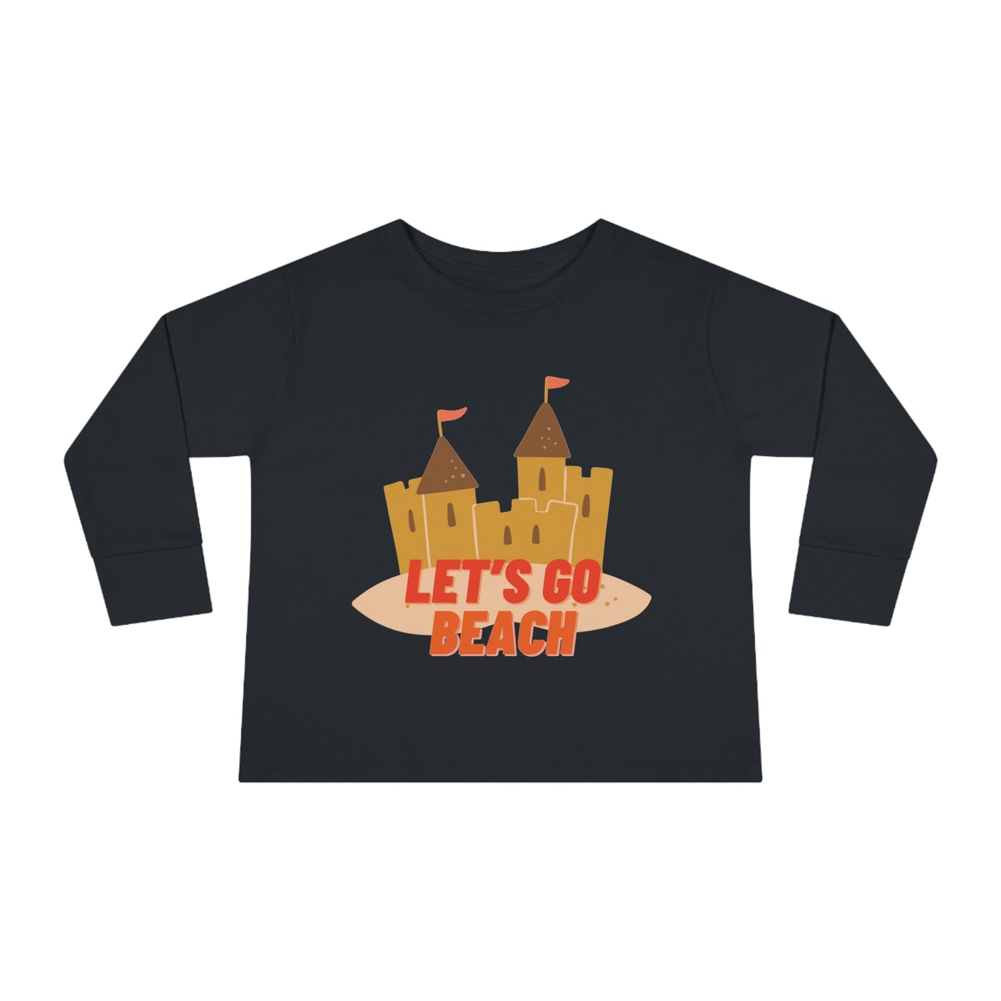 Lt's Go Beach - Toddler Long Sleeve Tee