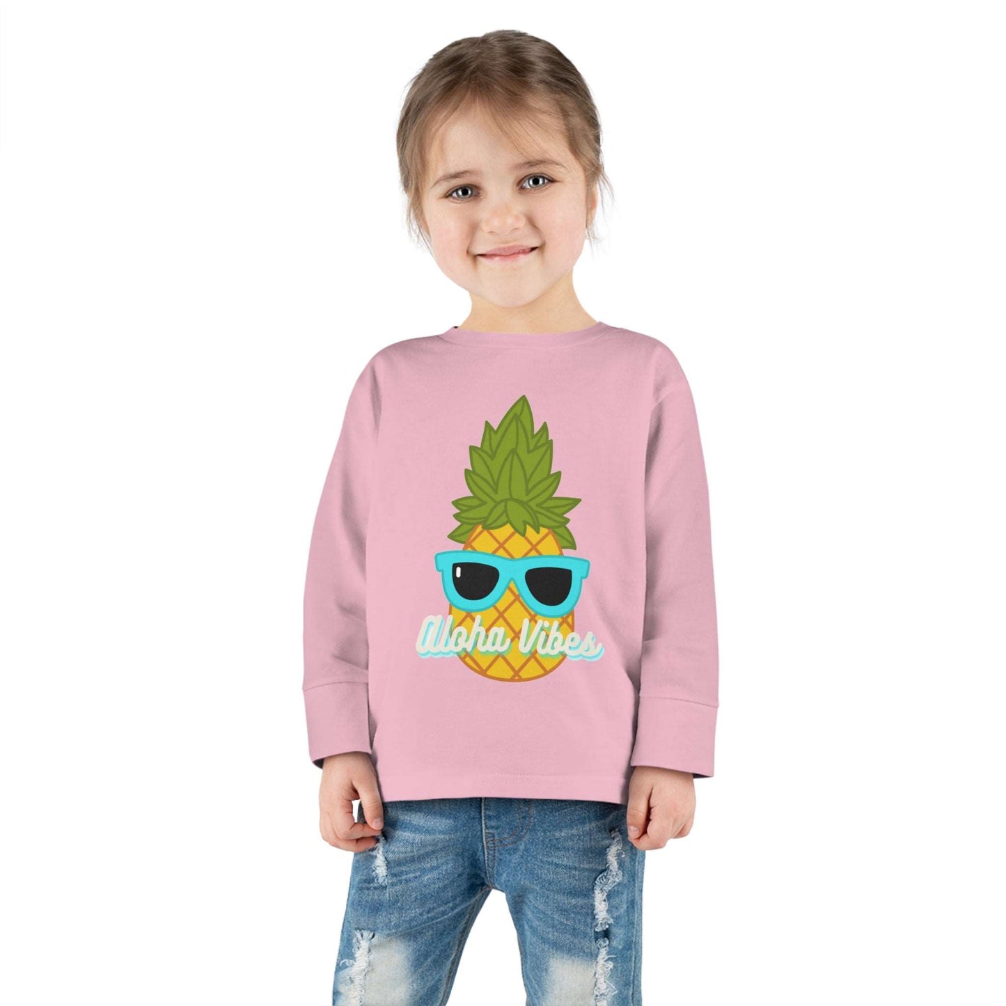 Aloha Vibes - Toddler Long Sleeve Tee