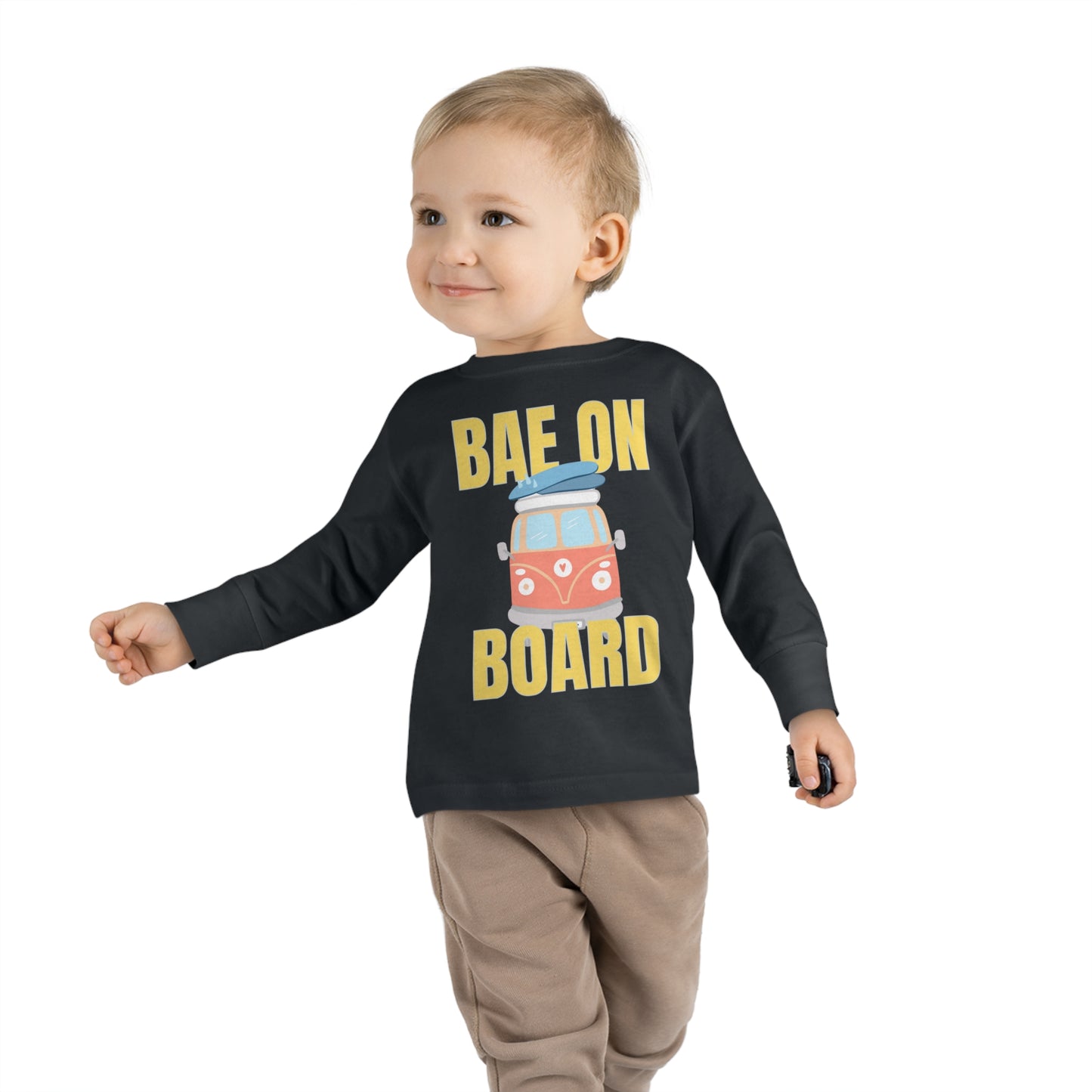 Bae On Board - Toddler Long Sleeve Tee