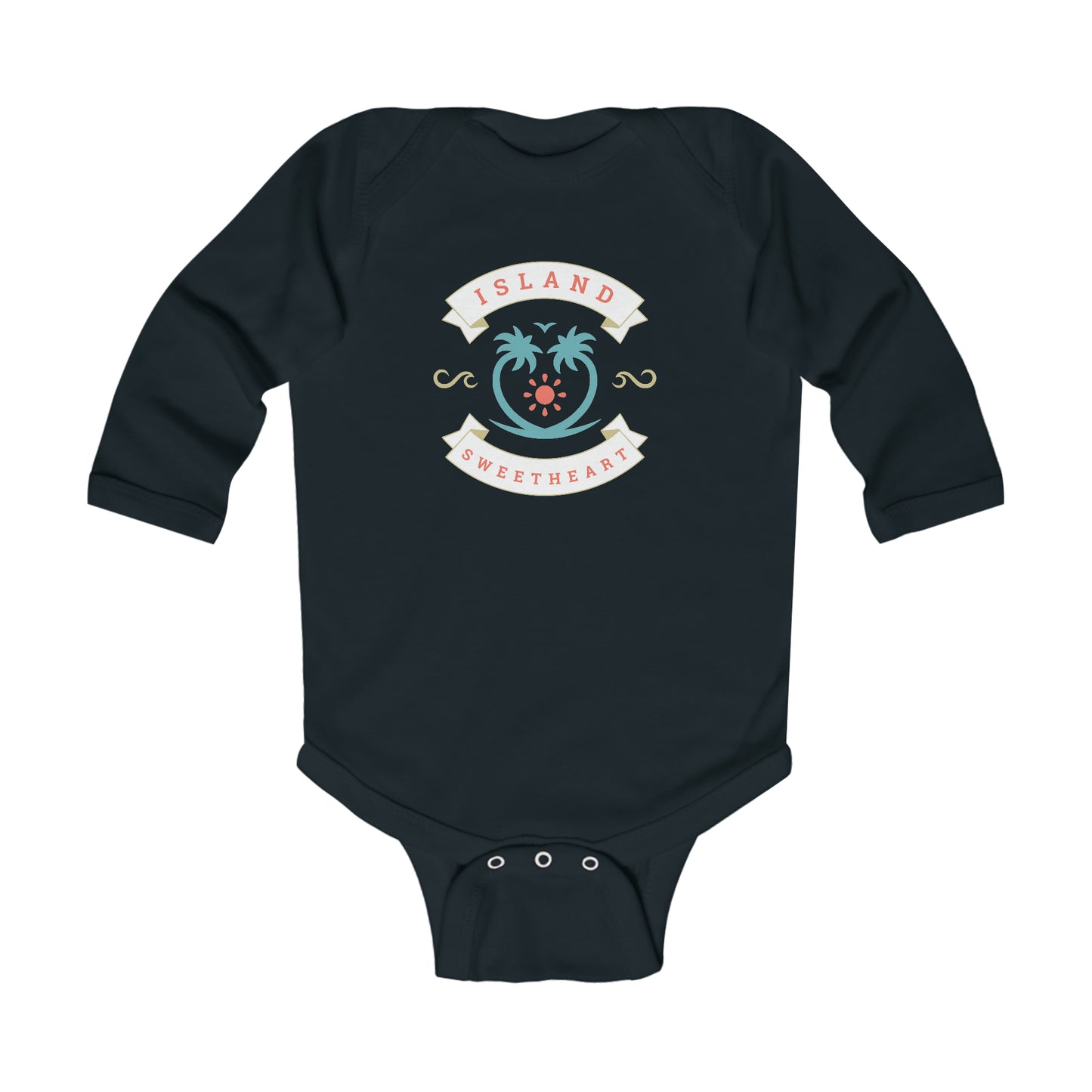 Island Sweetheart - Long Sleeve Bodysuit