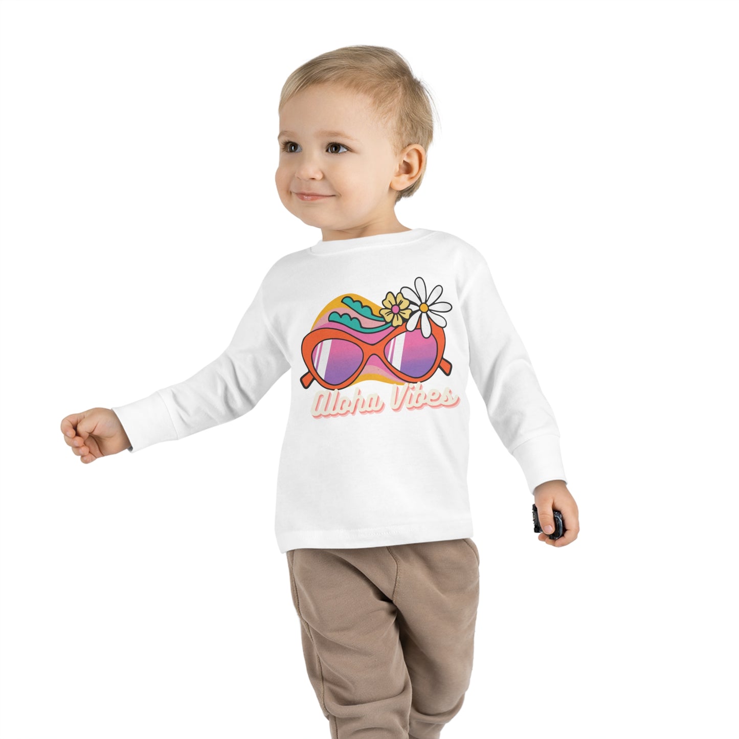 Aloha Vibes - Toddler Long Sleeve Tee