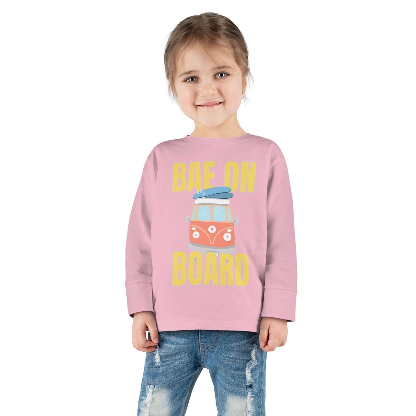 Bae On Board - Toddler Long Sleeve Tee