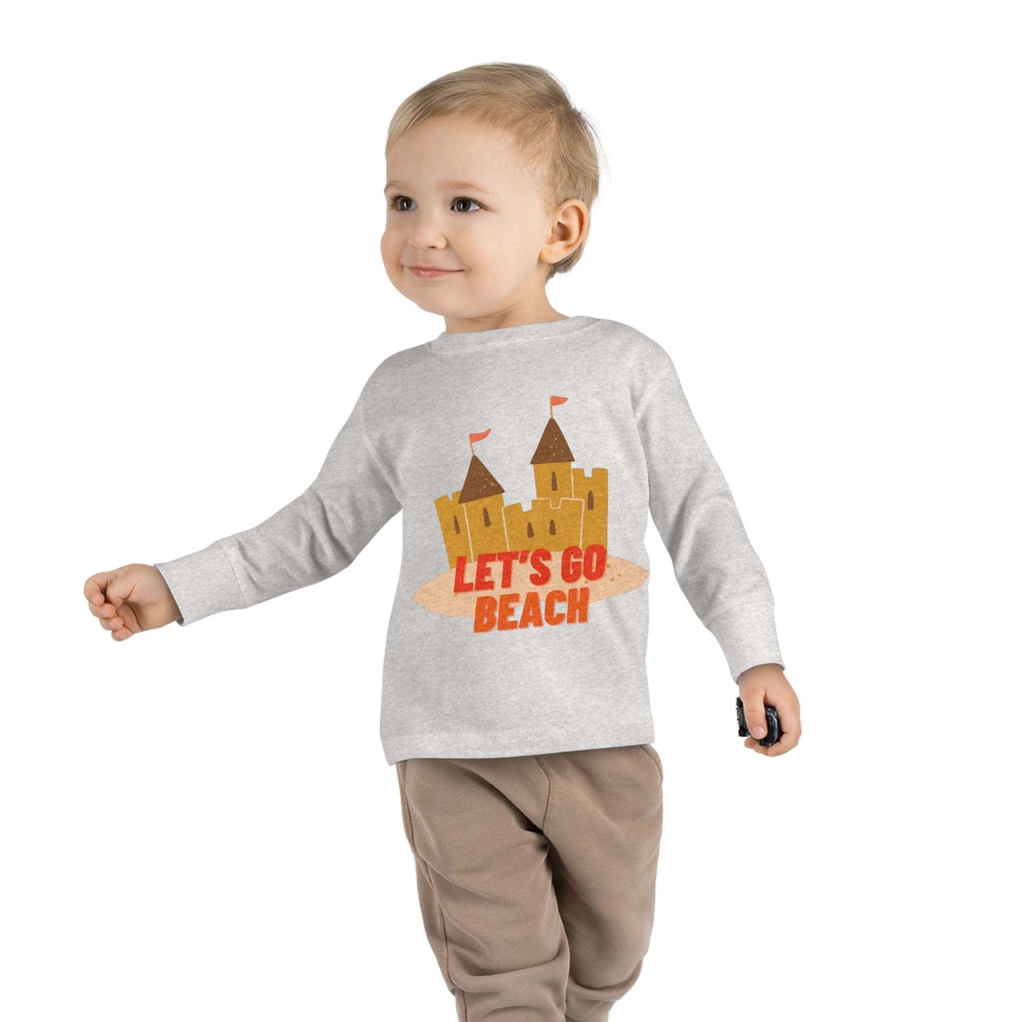 Lt's Go Beach - Toddler Long Sleeve Tee