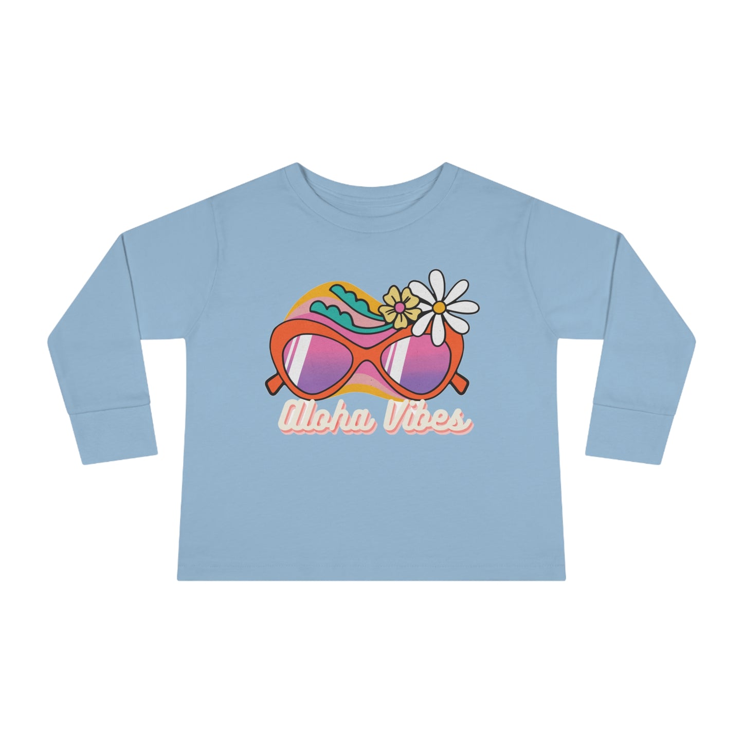 Aloha Vibes - Toddler Long Sleeve Tee