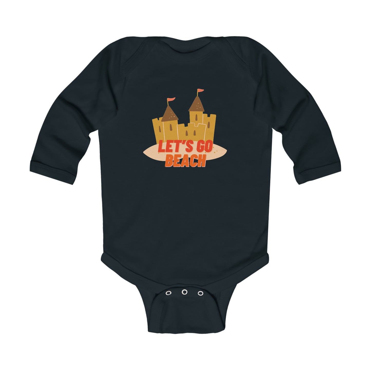 Let's Go Beach - Long Sleeve Bodysuit