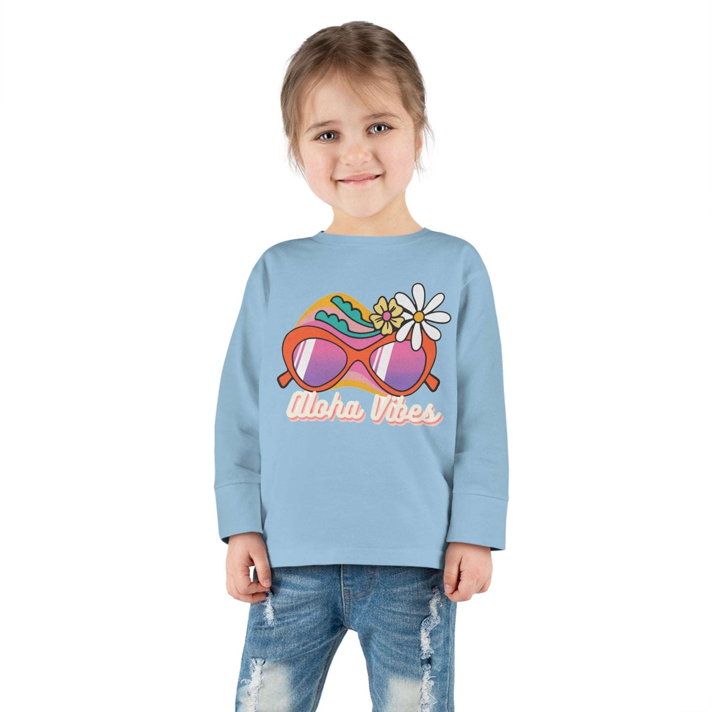 Aloha Vibes - Toddler Long Sleeve Tee