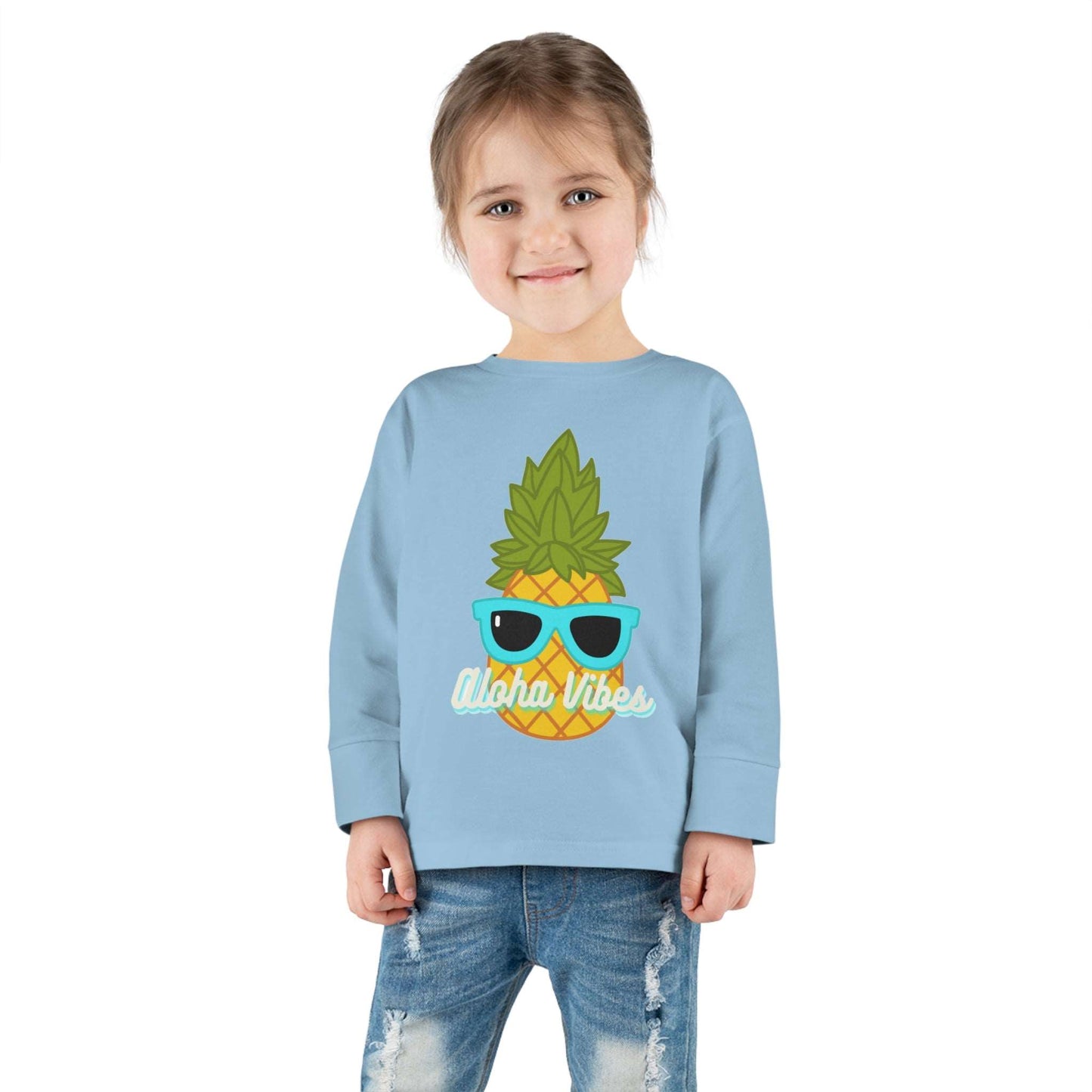Aloha Vibes - Toddler Long Sleeve Tee
