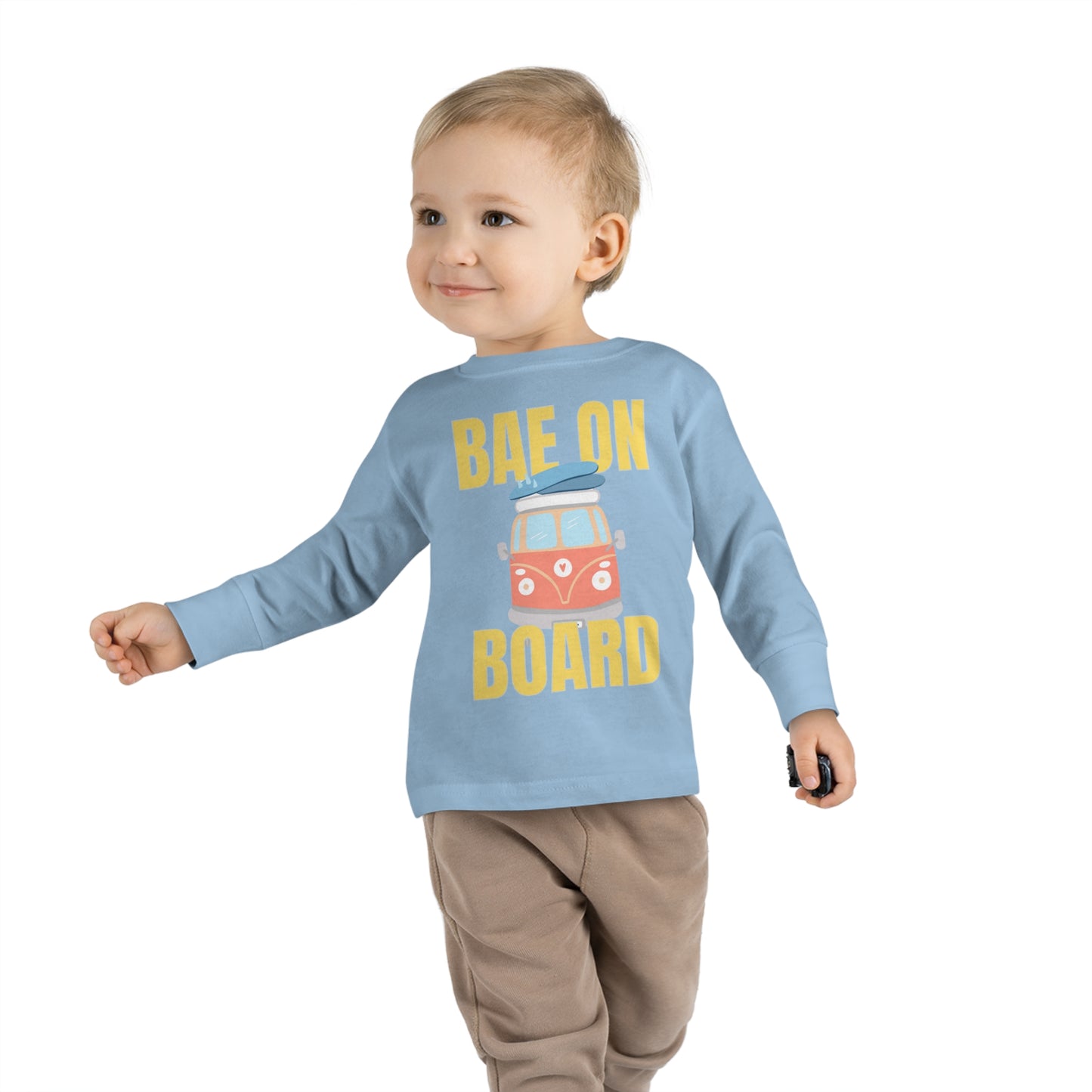 Bae On Board - Toddler Long Sleeve Tee