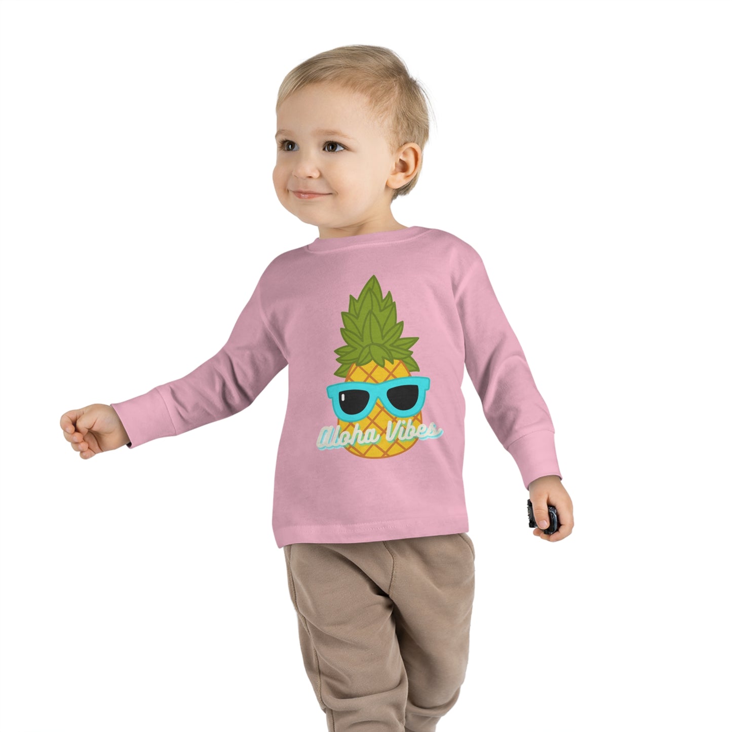 Aloha Vibes - Toddler Long Sleeve Tee