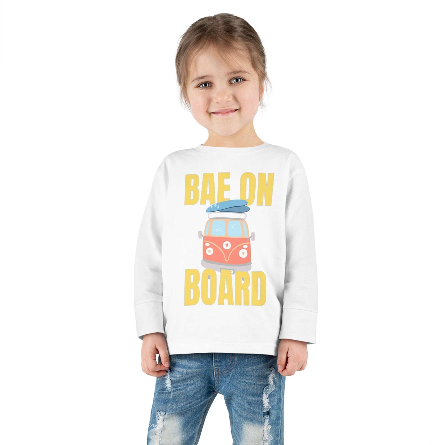 Bae On Board - Toddler Long Sleeve Tee