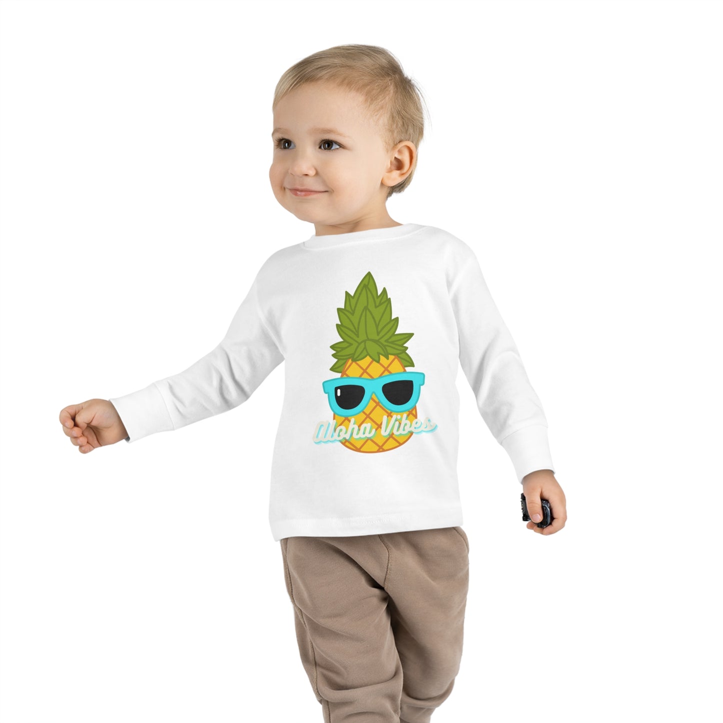Aloha Vibes - Toddler Long Sleeve Tee
