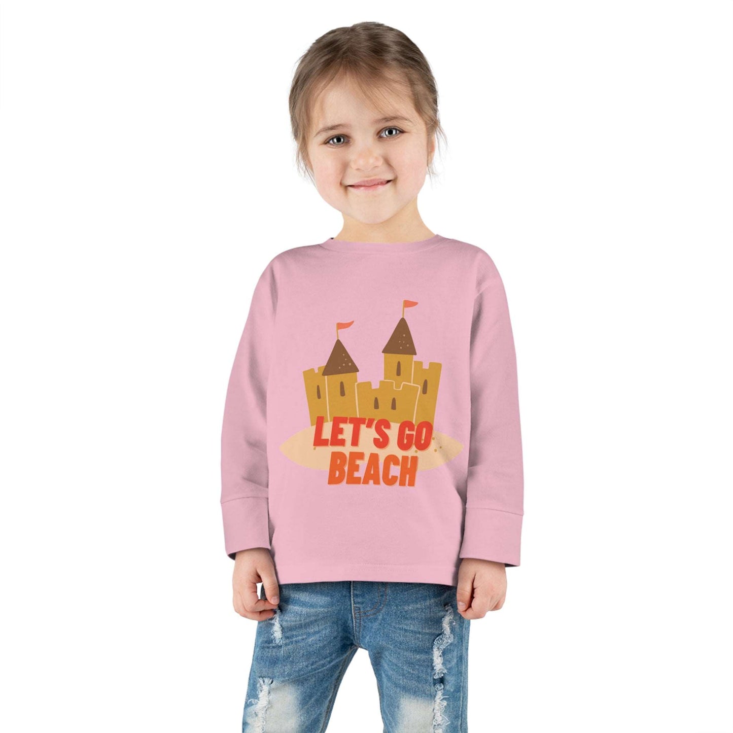 Lt's Go Beach - Toddler Long Sleeve Tee
