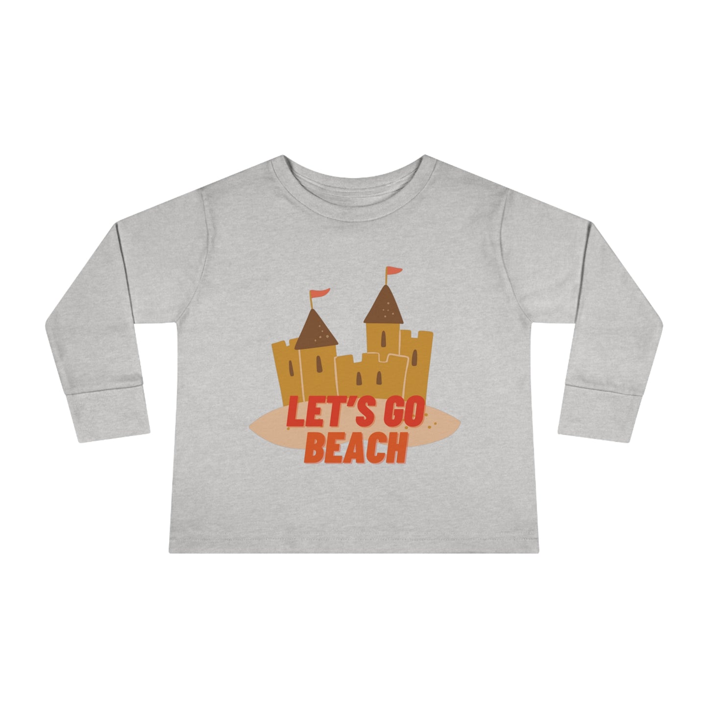 Lt's Go Beach - Toddler Long Sleeve Tee