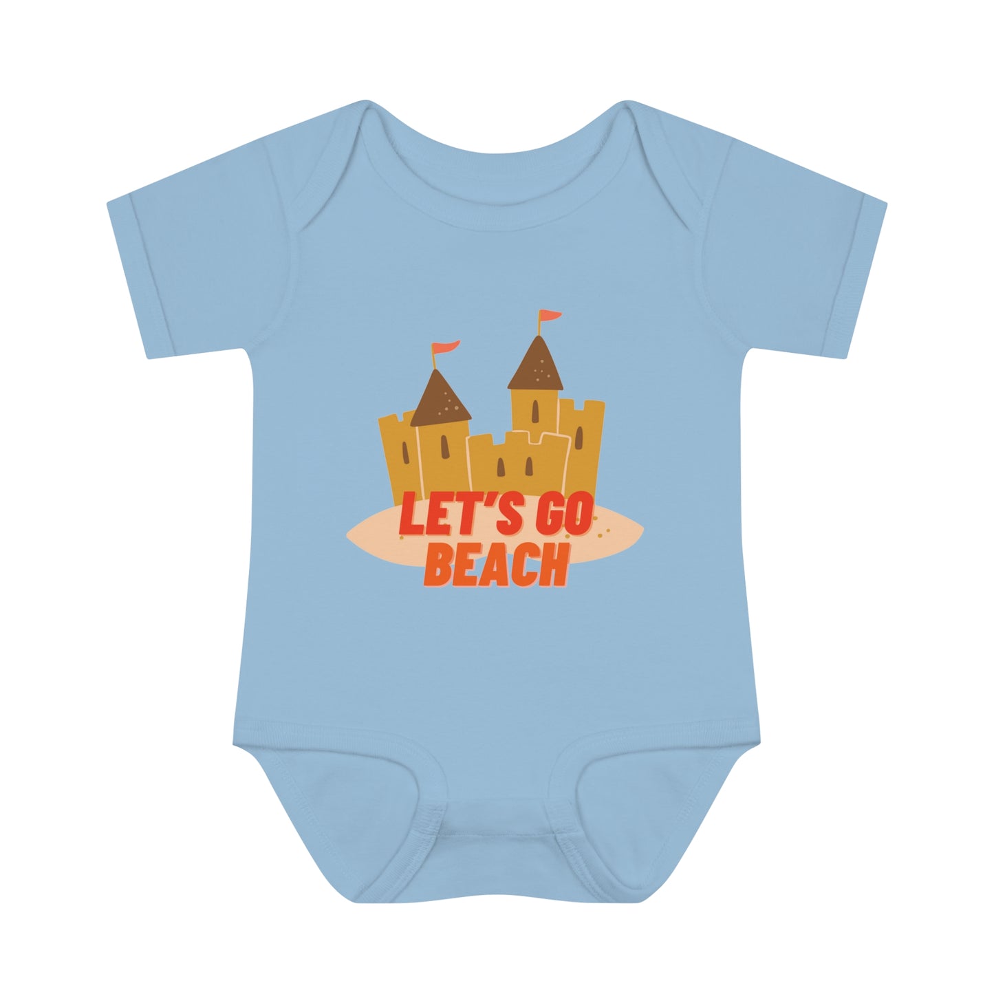 Let's Go Beach - Short Sleeve Bodysuit