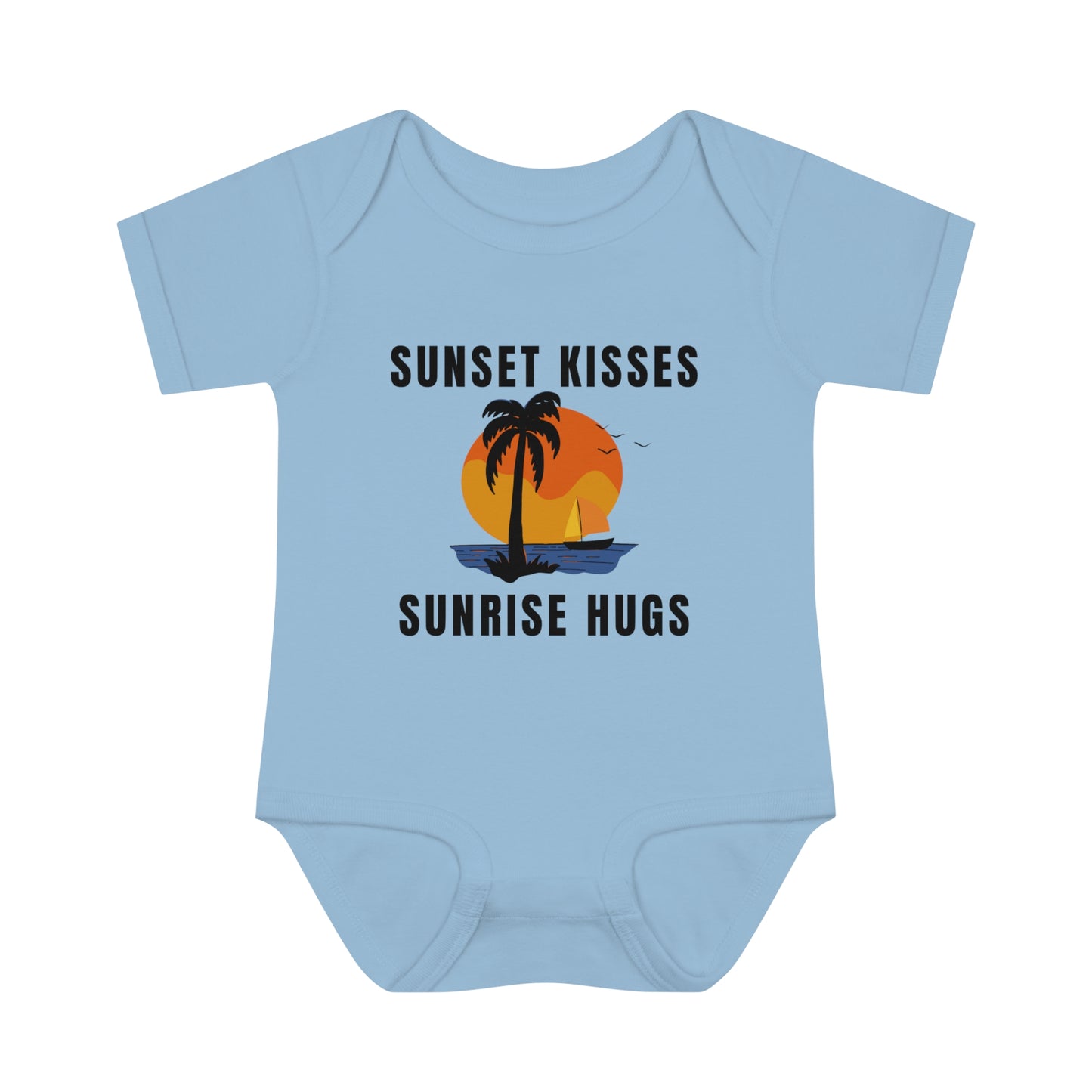 Sunset Kisses, Sunrise Hugs - Short Sleeve Bodysuit