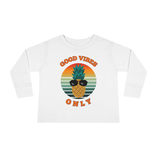 Good Vibes Only - Toddler Long Sleeve Tee