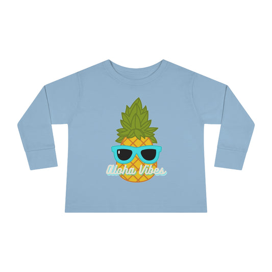 Aloha Vibes - Toddler Long Sleeve Tee