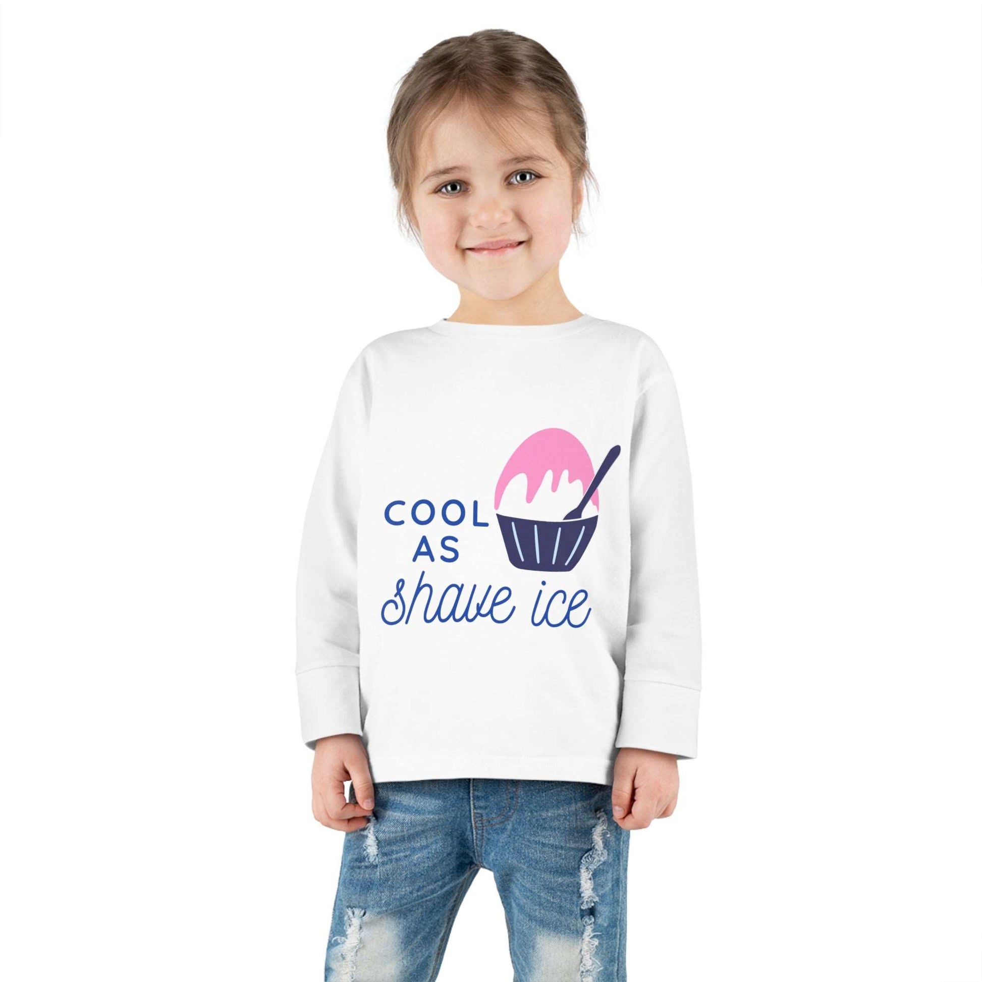 Cool As Shave Ice - Toddler Long Sleeve Tee