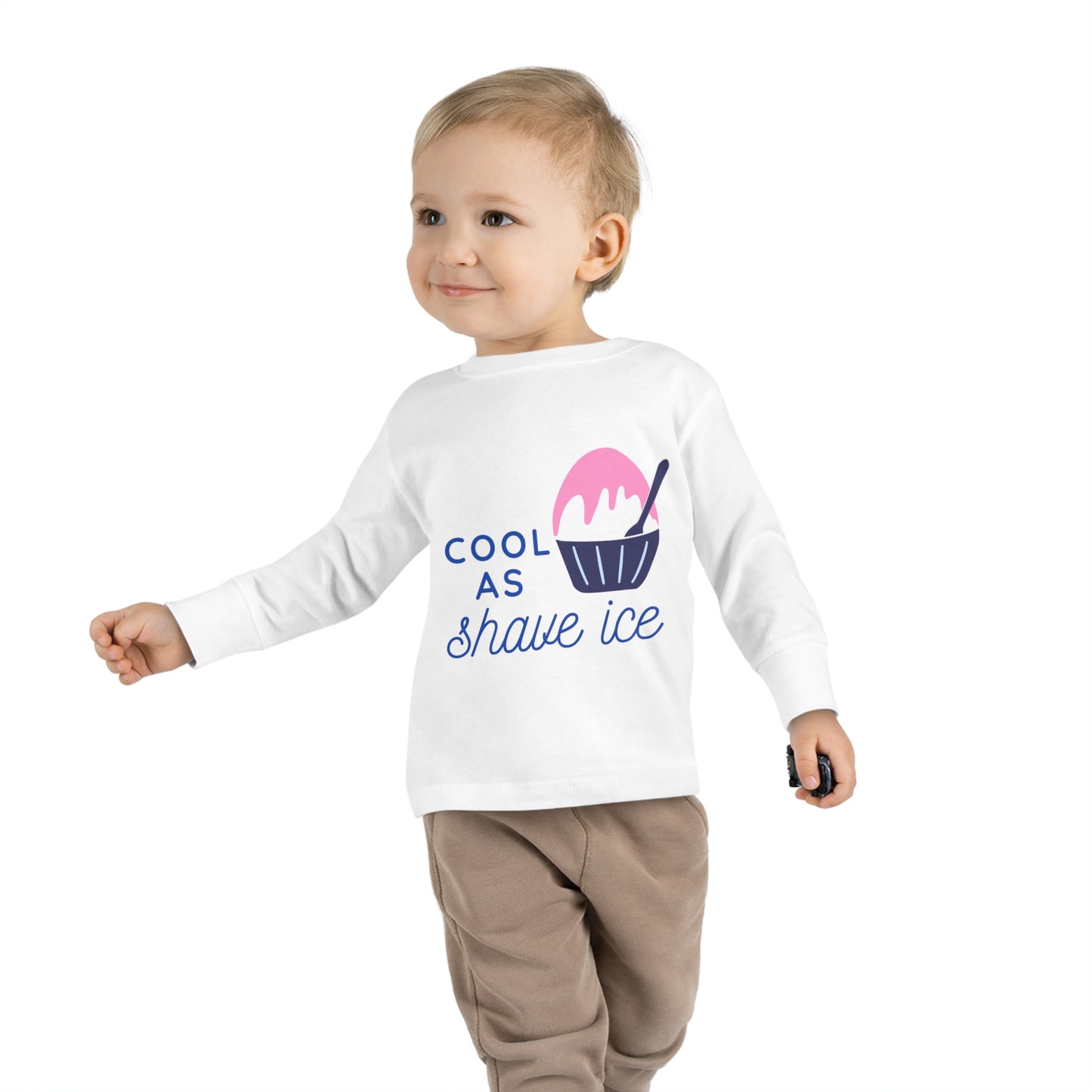 Cool As Shave Ice - Toddler Long Sleeve Tee