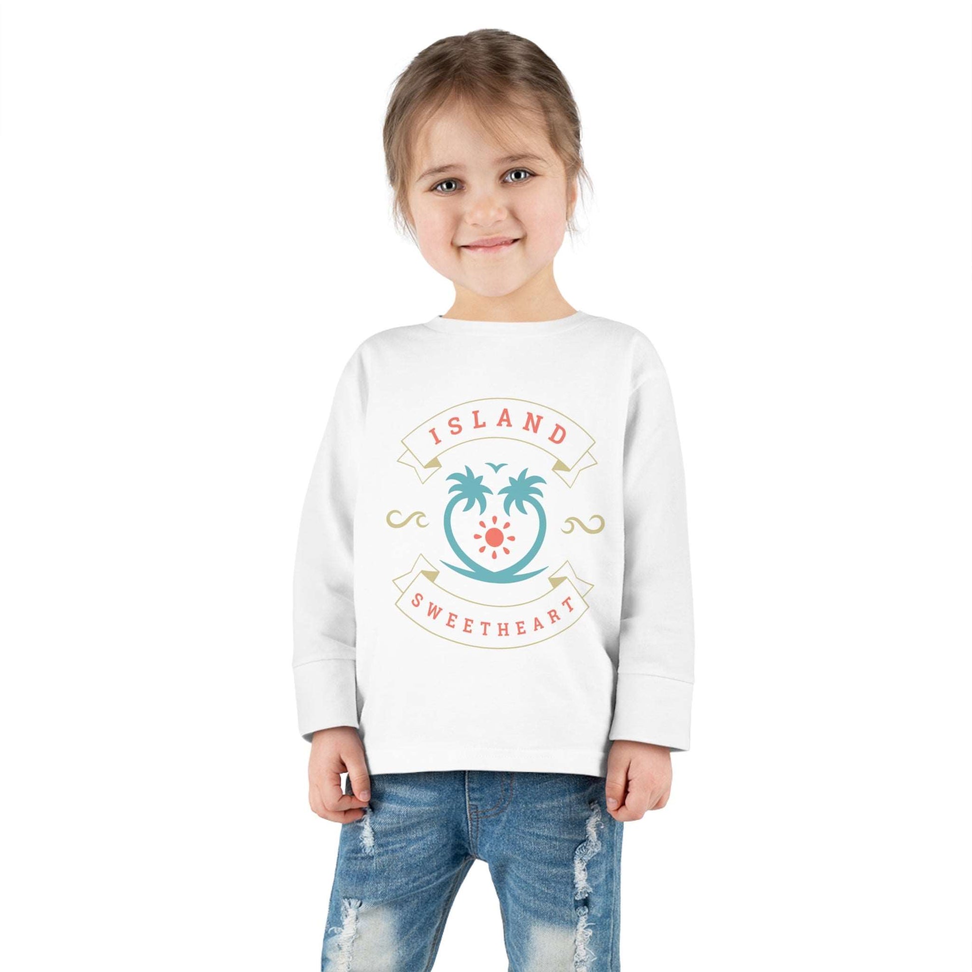 Island Sweetheart - Toddler Long Sleeve Tee