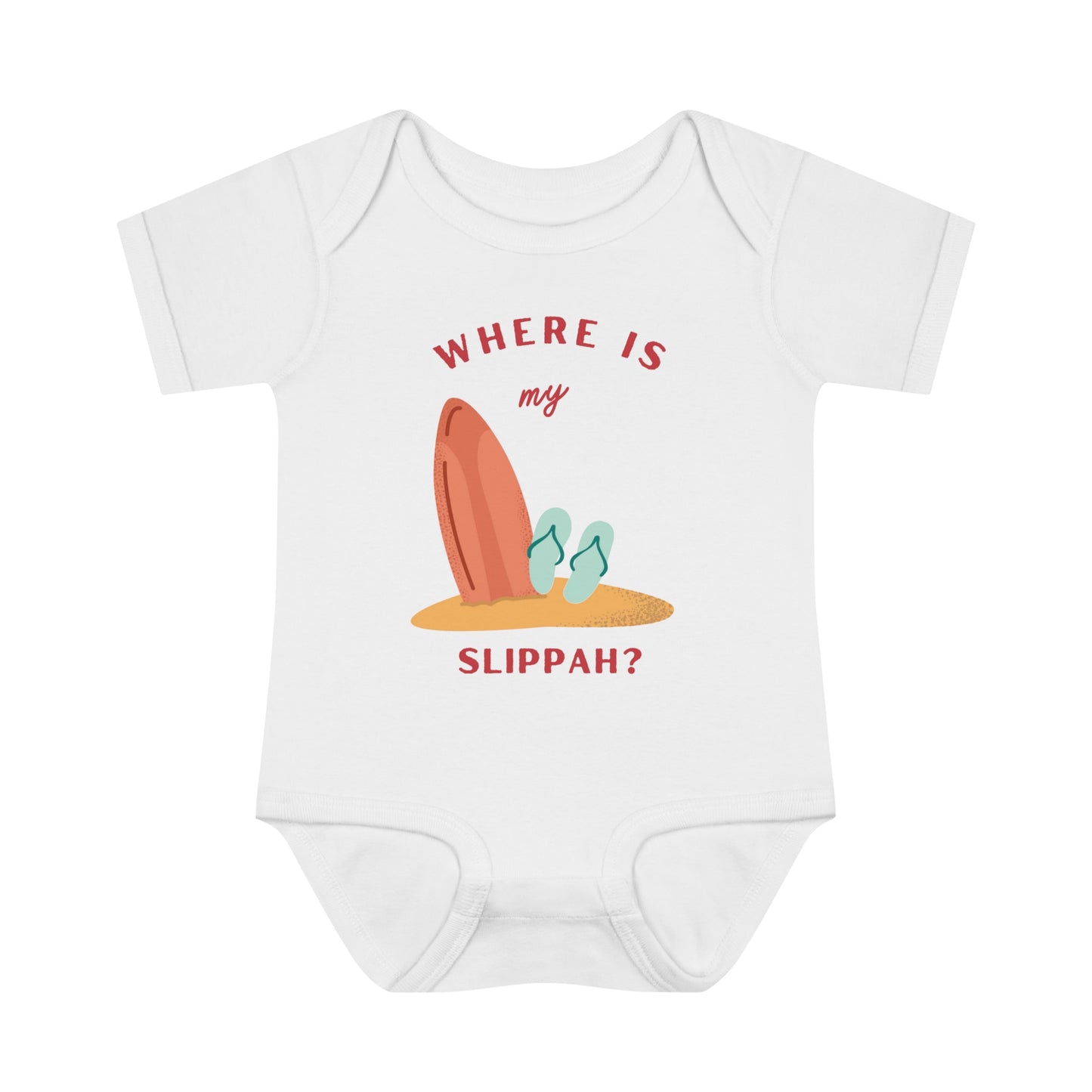 Where Is My Slippah? - Short Sleeve Bodysuit