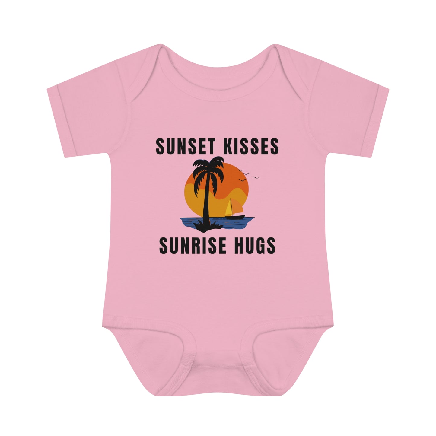 Sunset Kisses, Sunrise Hugs - Short Sleeve Bodysuit