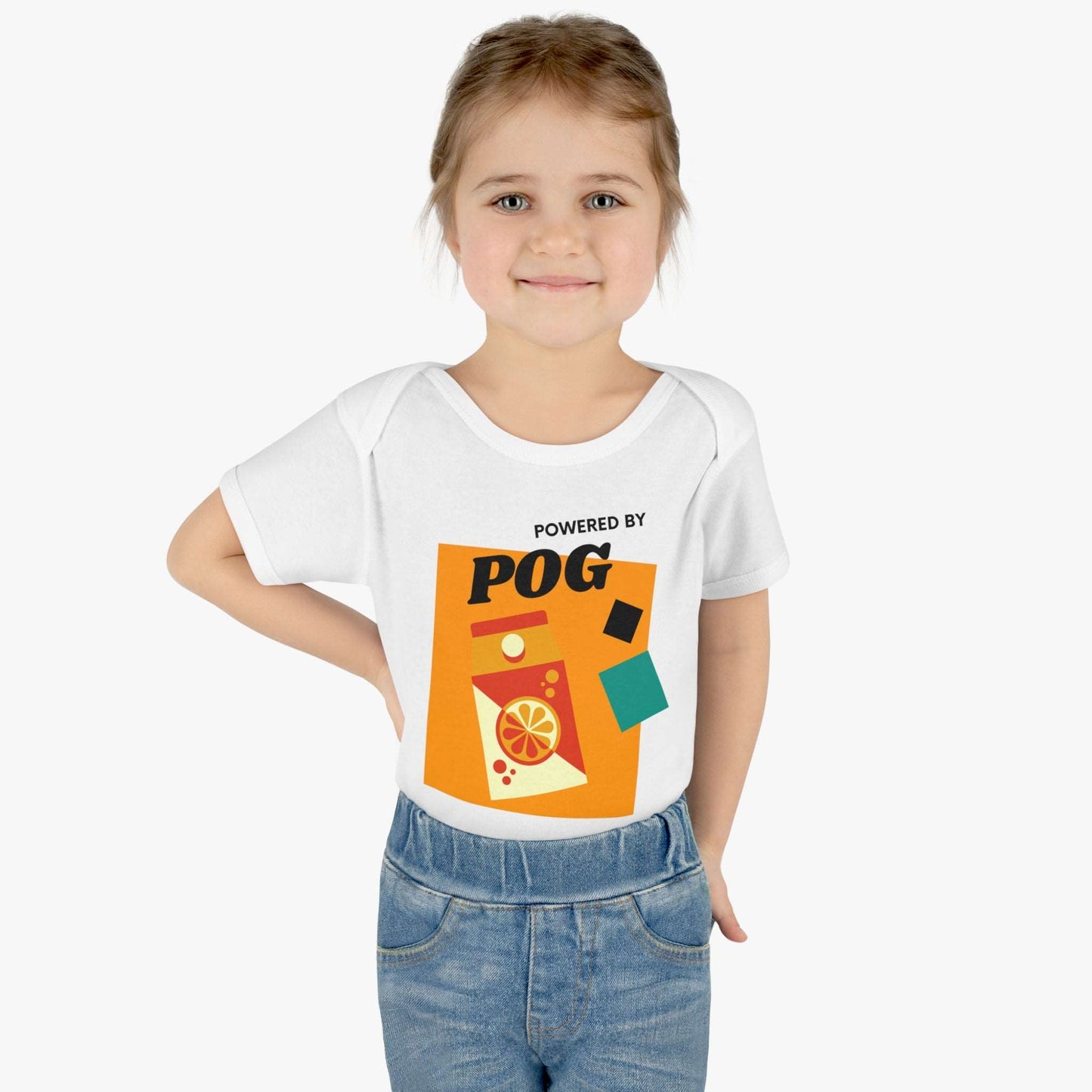 Powered By POG - Short Sleeve Bodysuit