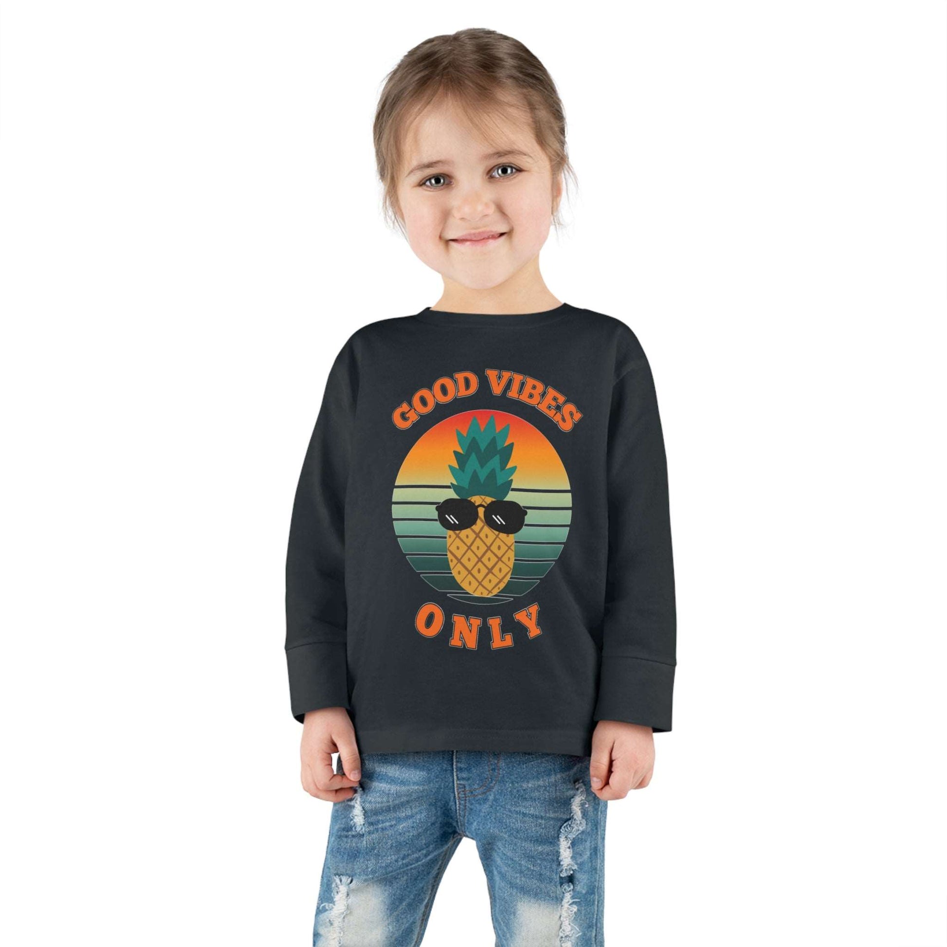 Good Vibes Only - Toddler Long Sleeve Tee