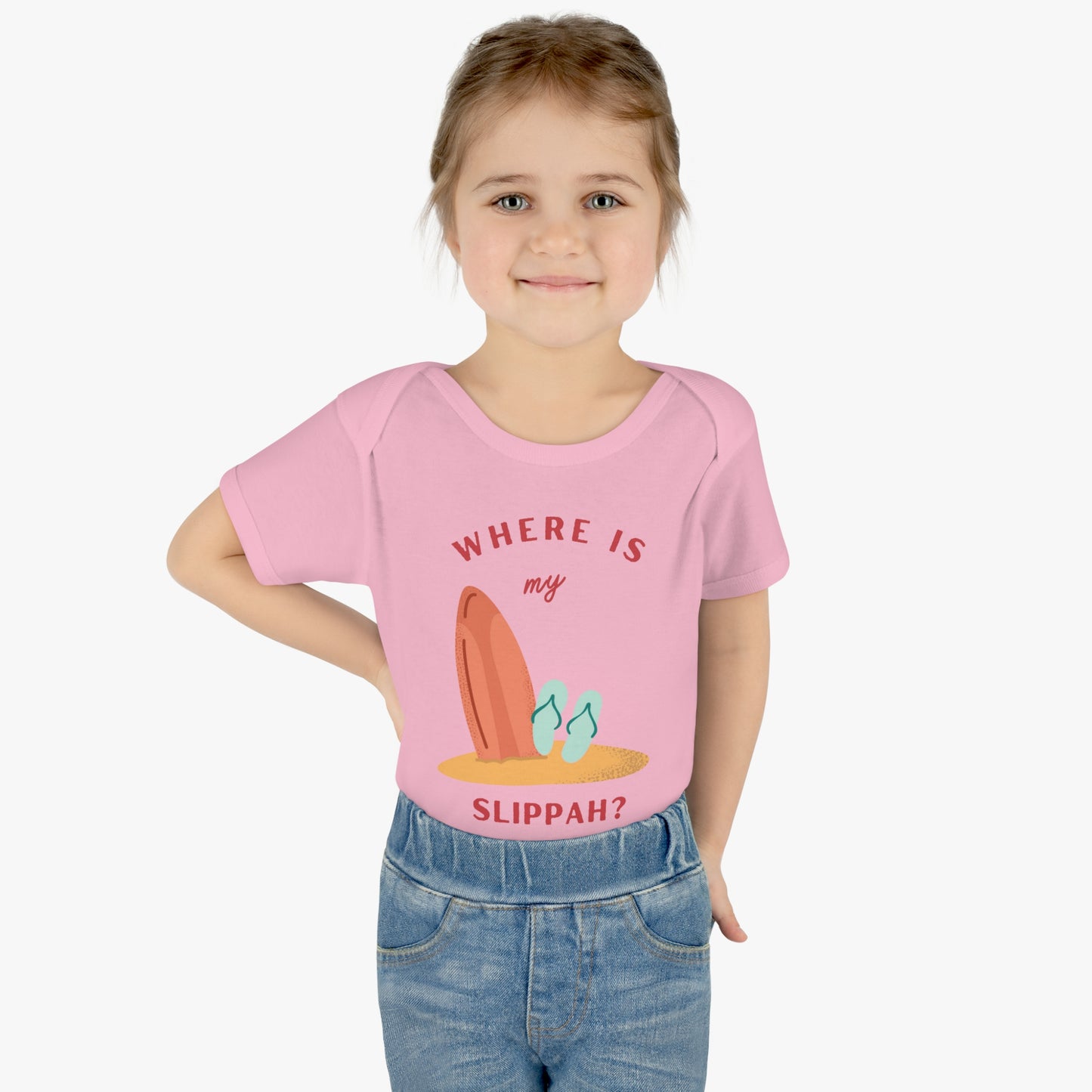 Where Is My Slippah? - Short Sleeve Bodysuit