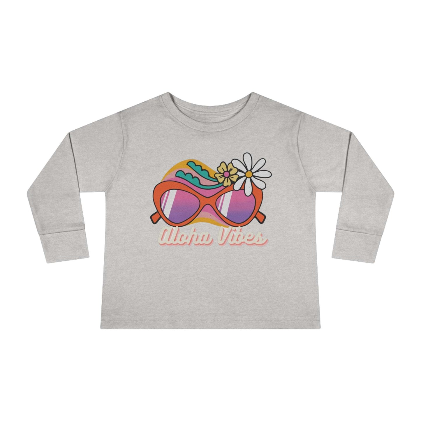 Aloha Vibes - Toddler Long Sleeve Tee