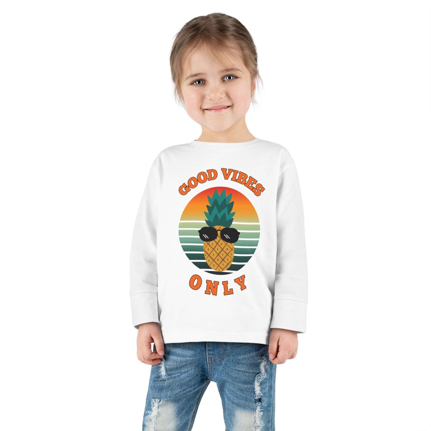 Good Vibes Only - Toddler Long Sleeve Tee