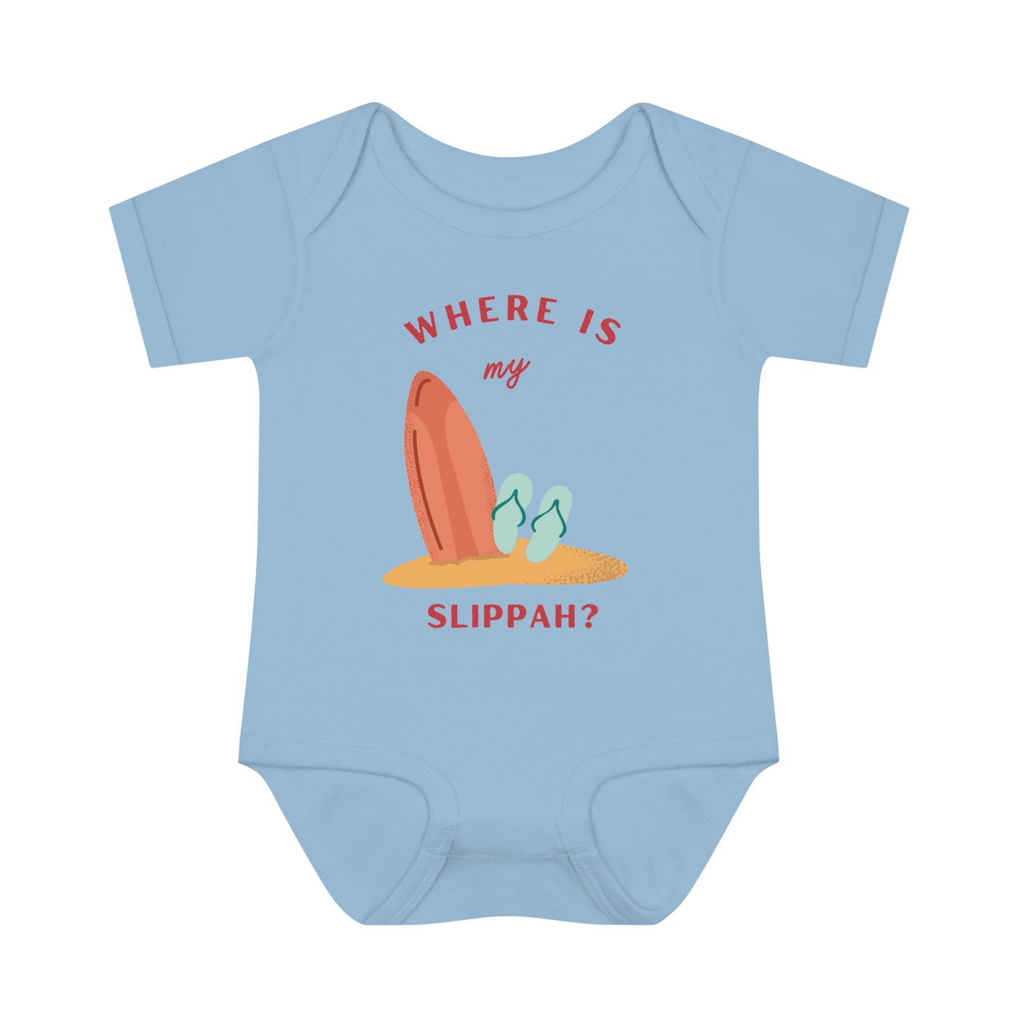 Where Is My Slippah? - Short Sleeve Bodysuit