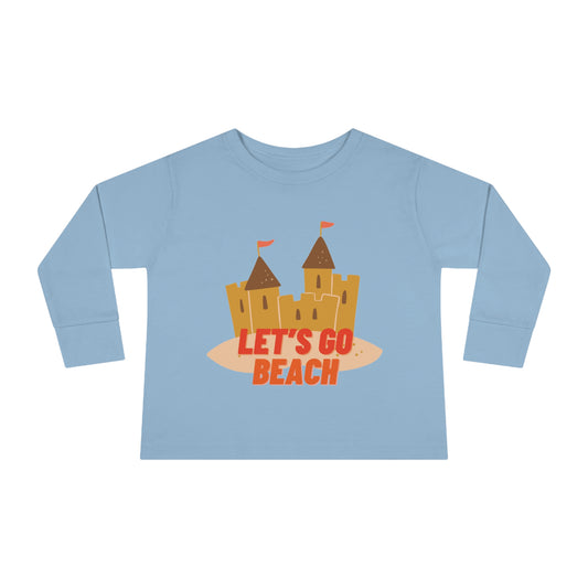 Lt's Go Beach - Toddler Long Sleeve Tee