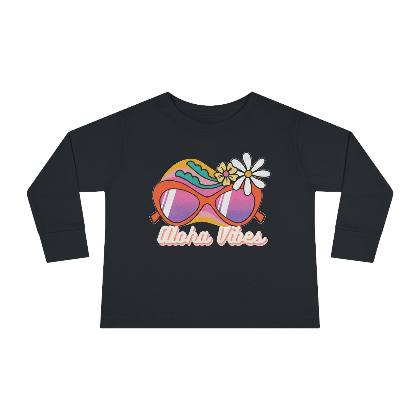 Aloha Vibes - Toddler Long Sleeve Tee