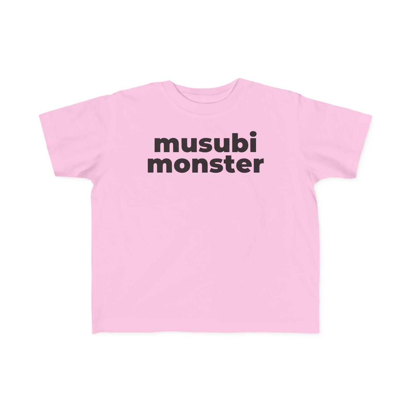 Musubi Monster (Minimalist Black Text) - Toddler Tee